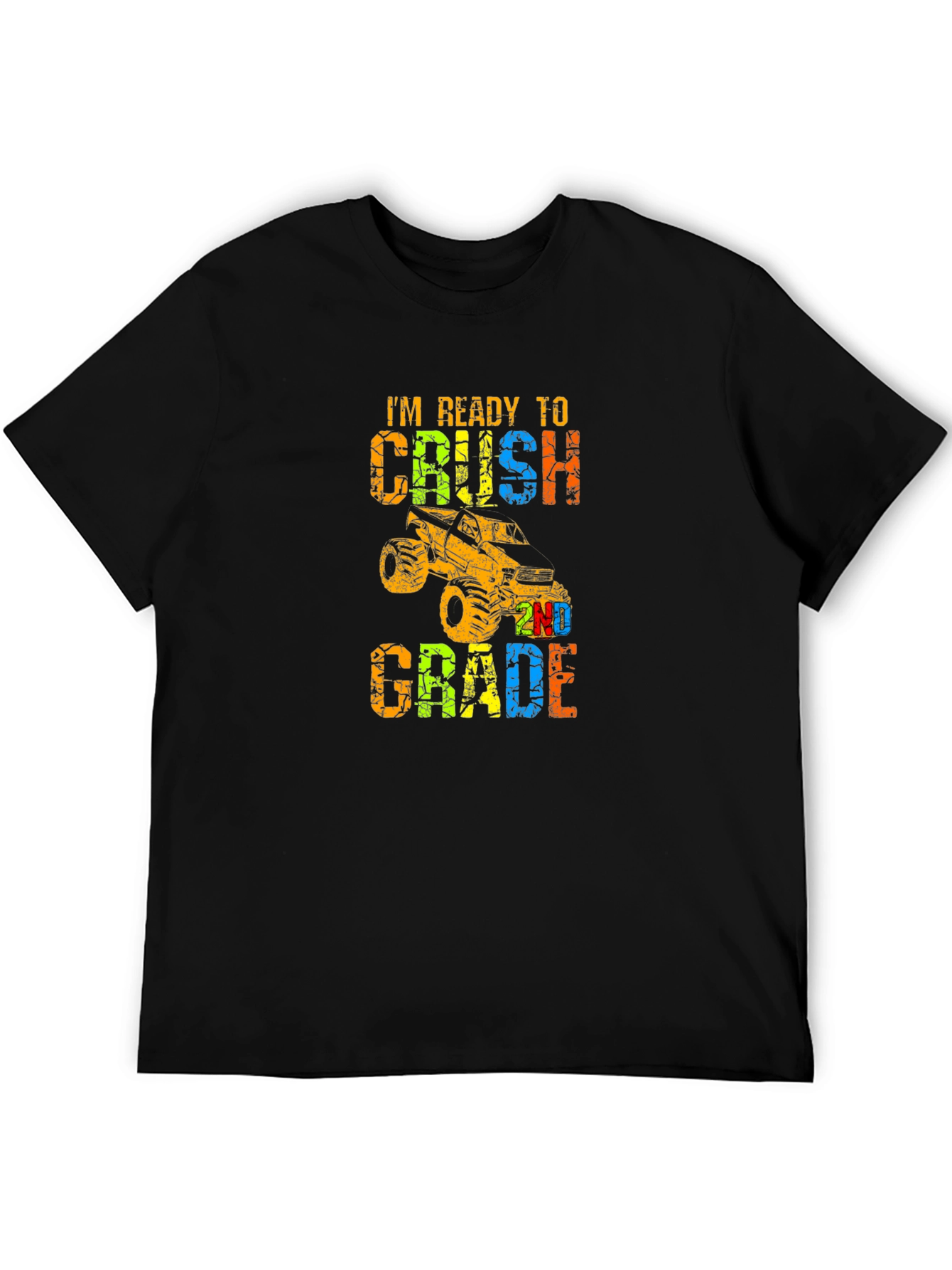 Ready to Crush 2nd Grade Monster Truck T-Shirt