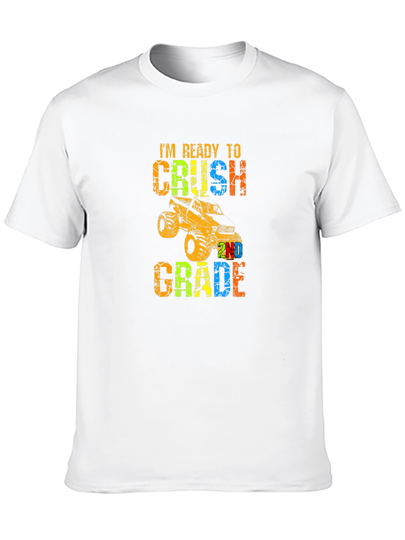 Ready to Crush 2nd Grade Monster Truck T-Shirt