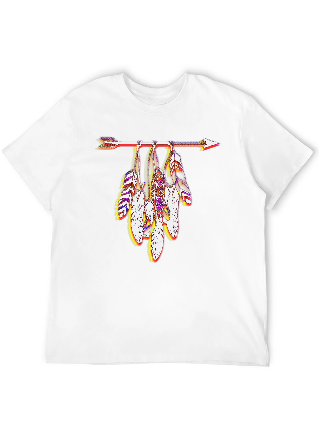 Arrow & Feathers Graphic T-Shirt