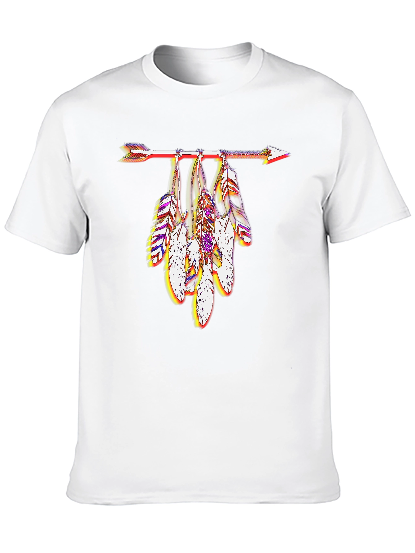 Arrow & Feathers Graphic T-Shirt