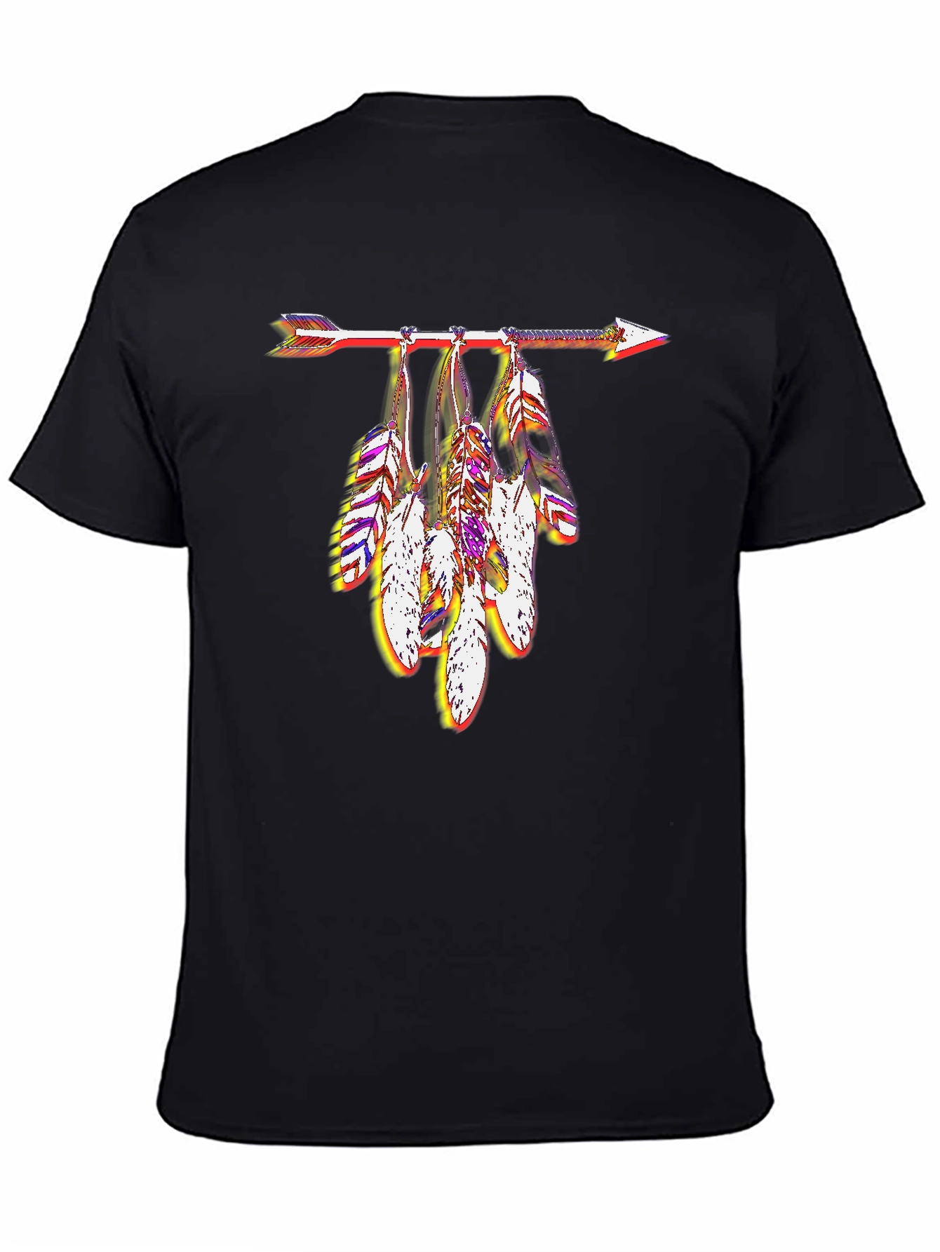 Arrow & Feathers Graphic T-Shirt