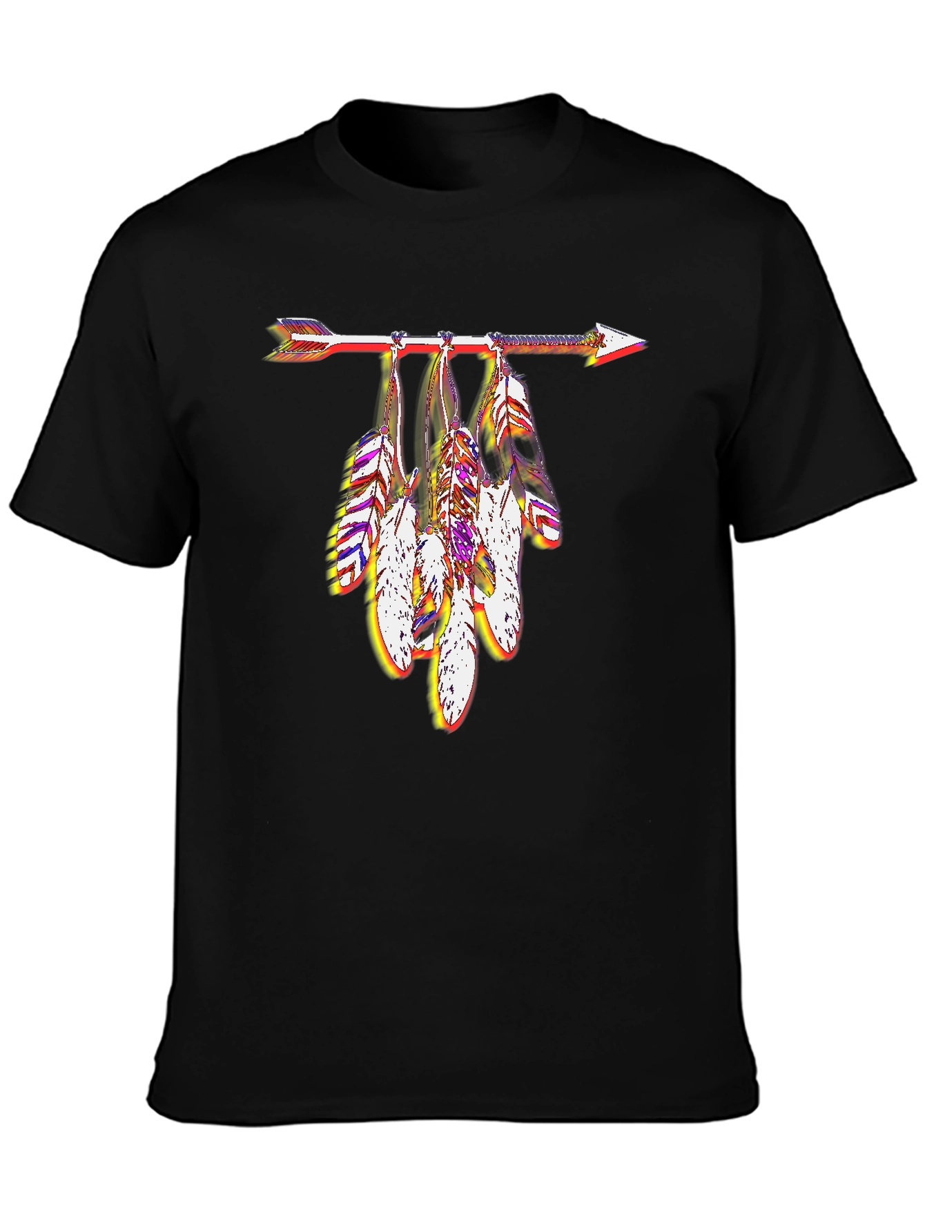 Arrow & Feathers Graphic T-Shirt