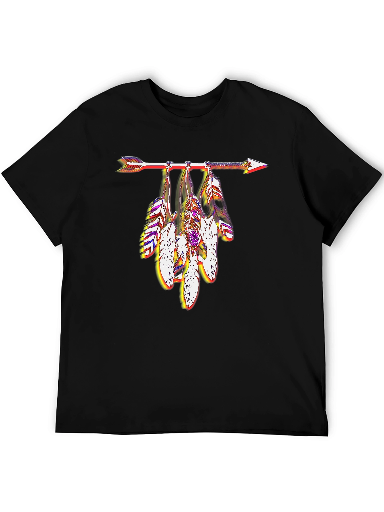 Arrow & Feathers Graphic T-Shirt