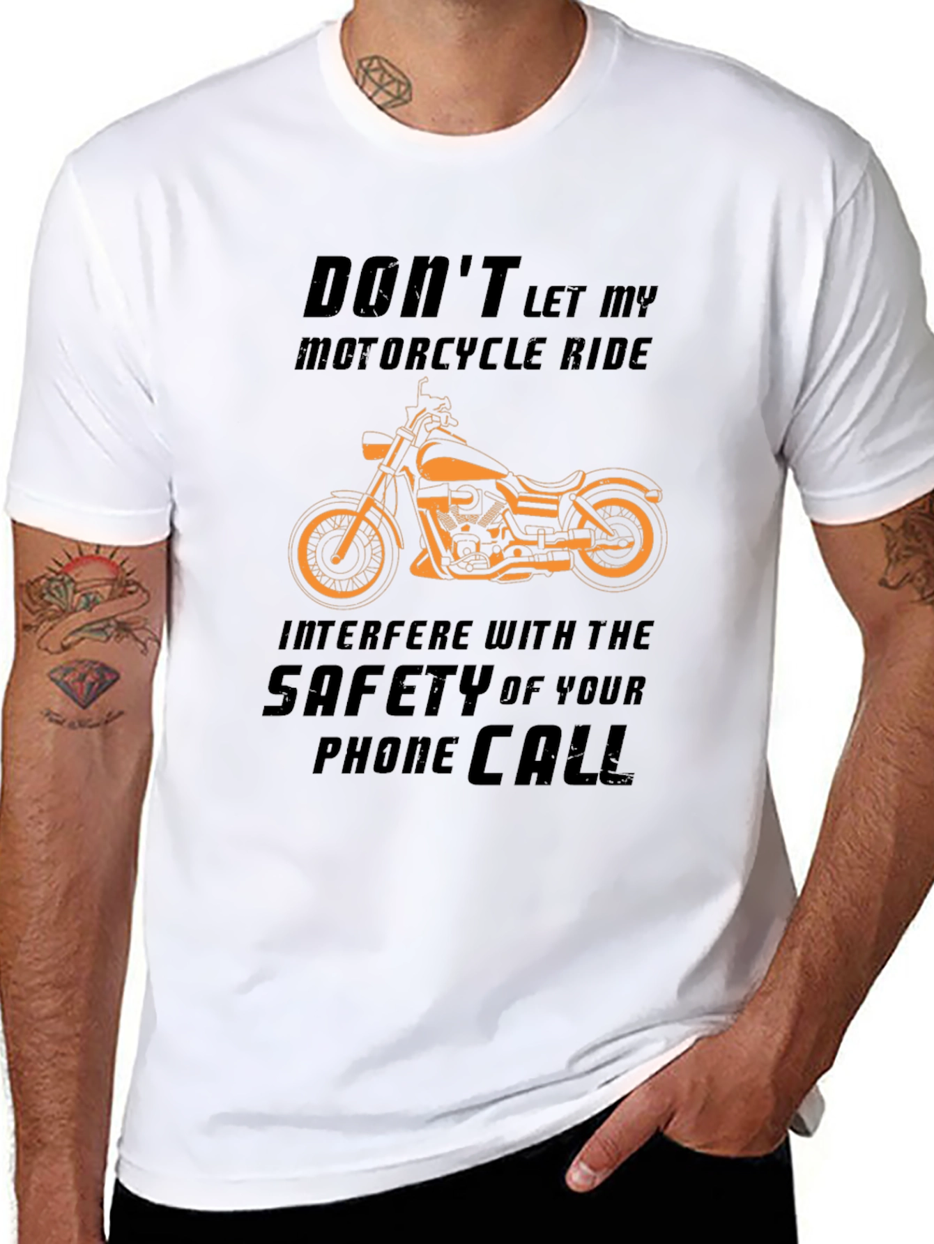 Motorcycle Ride T-Shirt - Safety First!