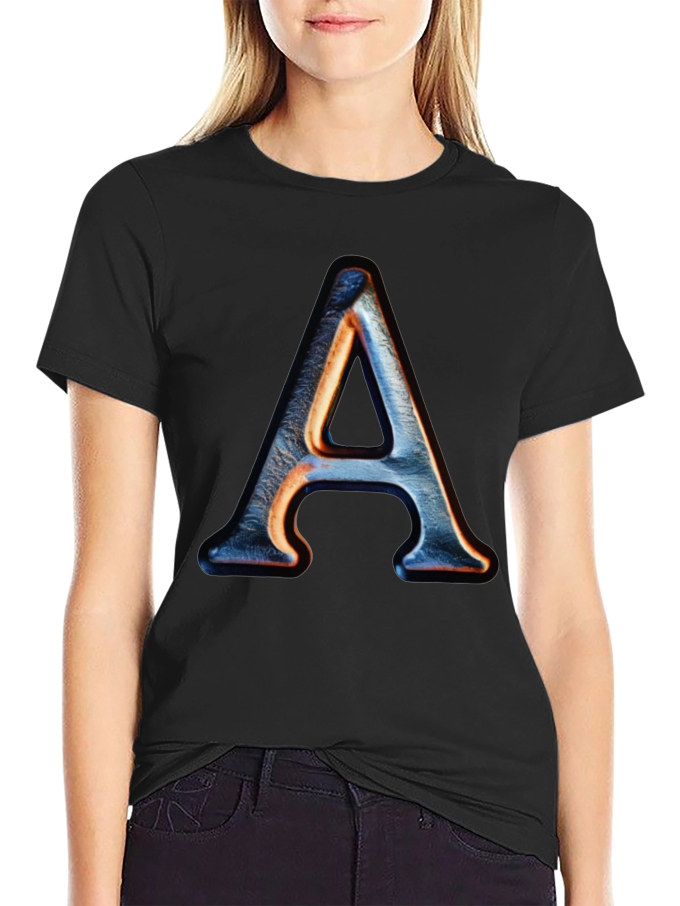 Letter A Graphic T-Shirt - Modern Style