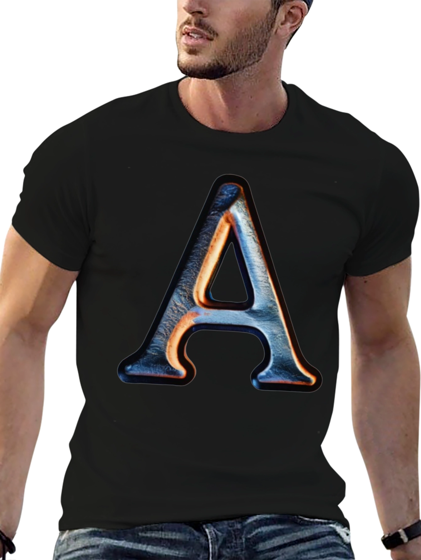 Letter A Graphic T-Shirt - Modern Style