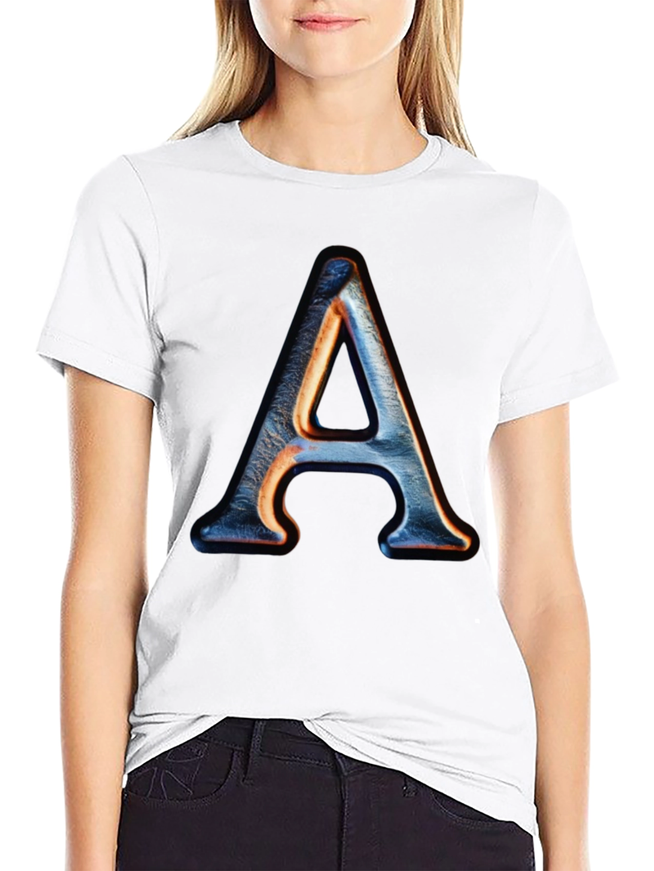 Letter A Graphic T-Shirt - Modern Style