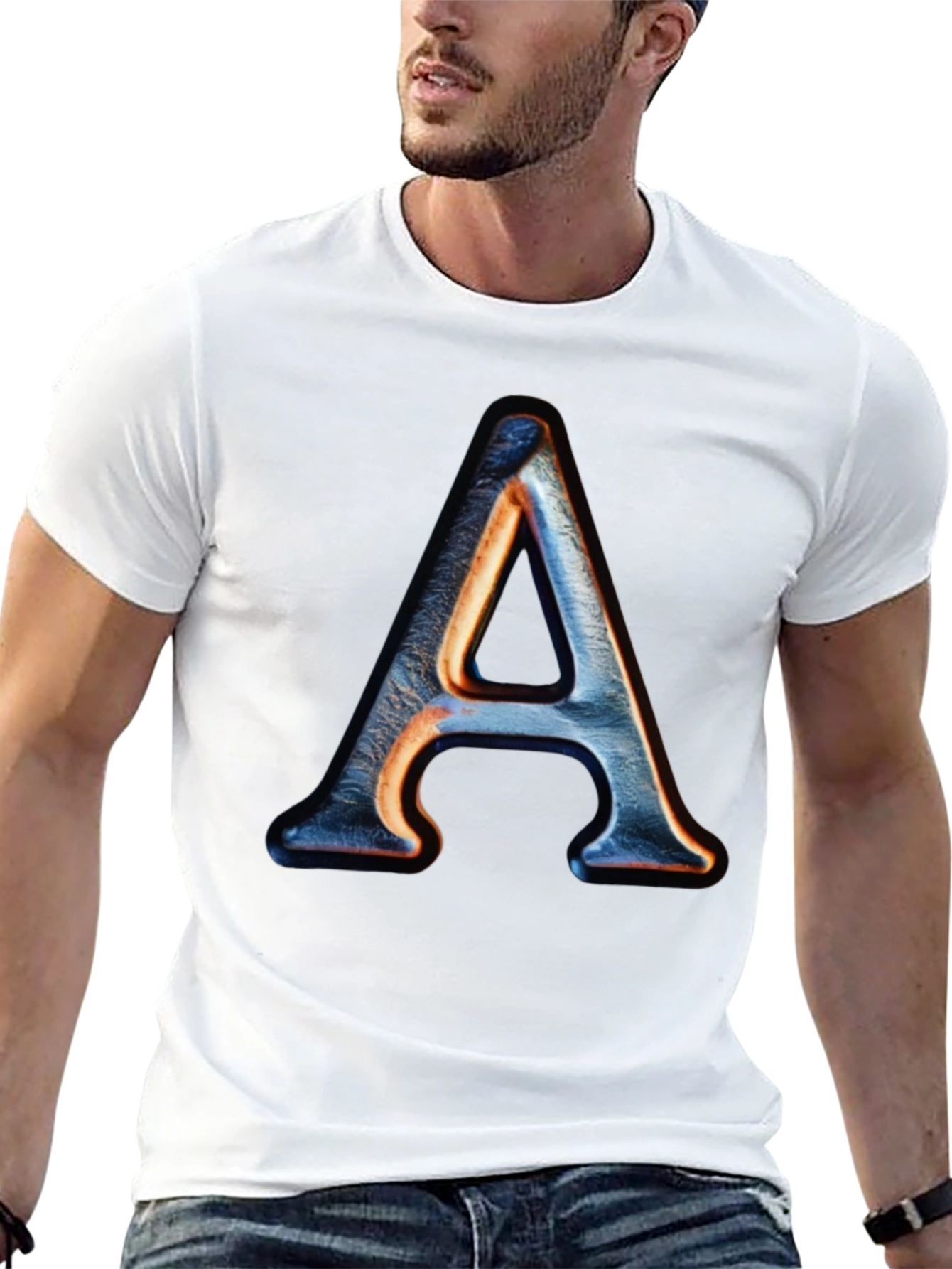 Letter A Graphic T-Shirt - Modern Style