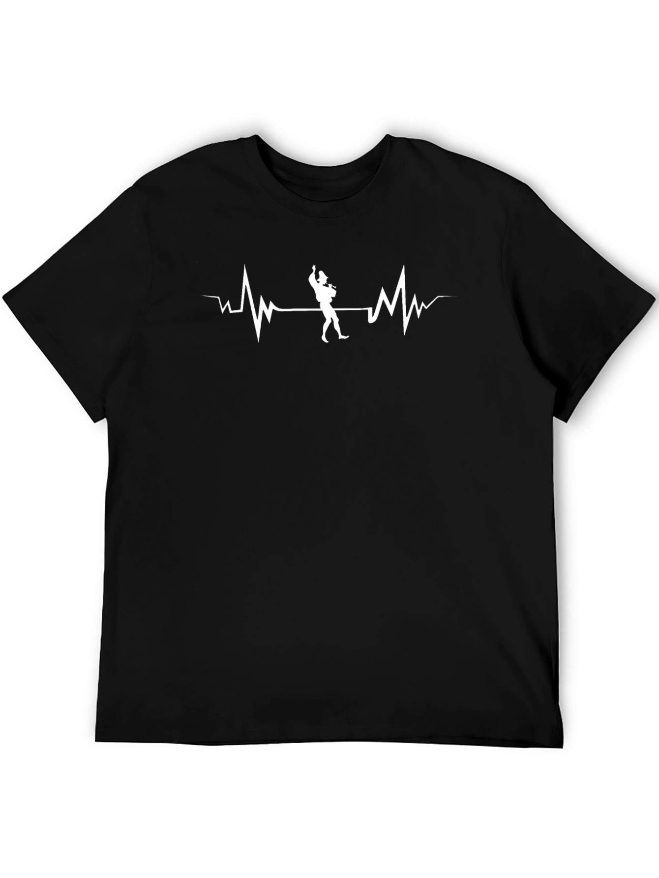Singer Heartbeat Graphic Tee - Music Lover T-Shirt