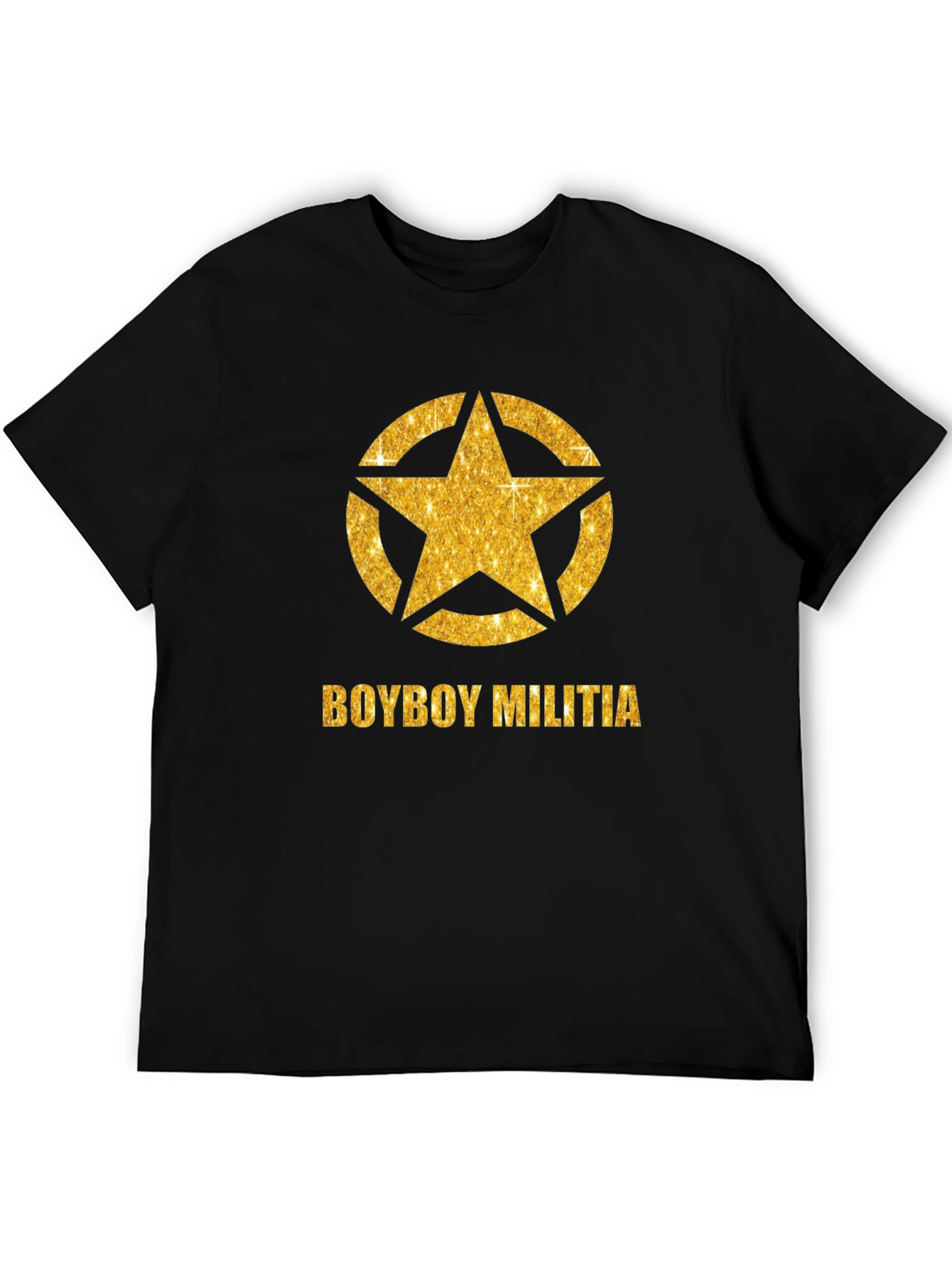 Boyboy Militia Star Graphic Tee - Black