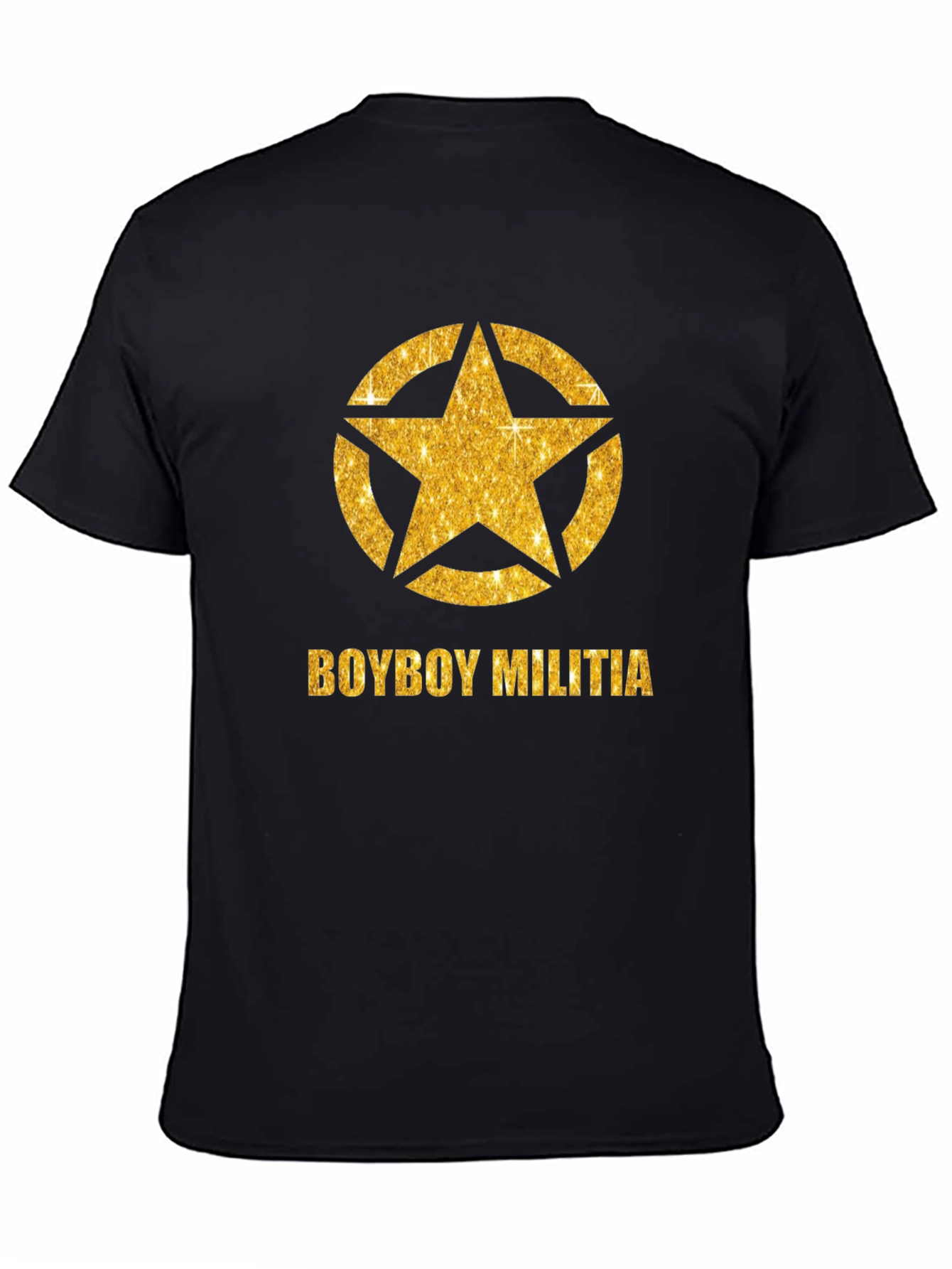Boyboy Militia Star Graphic Tee - Black