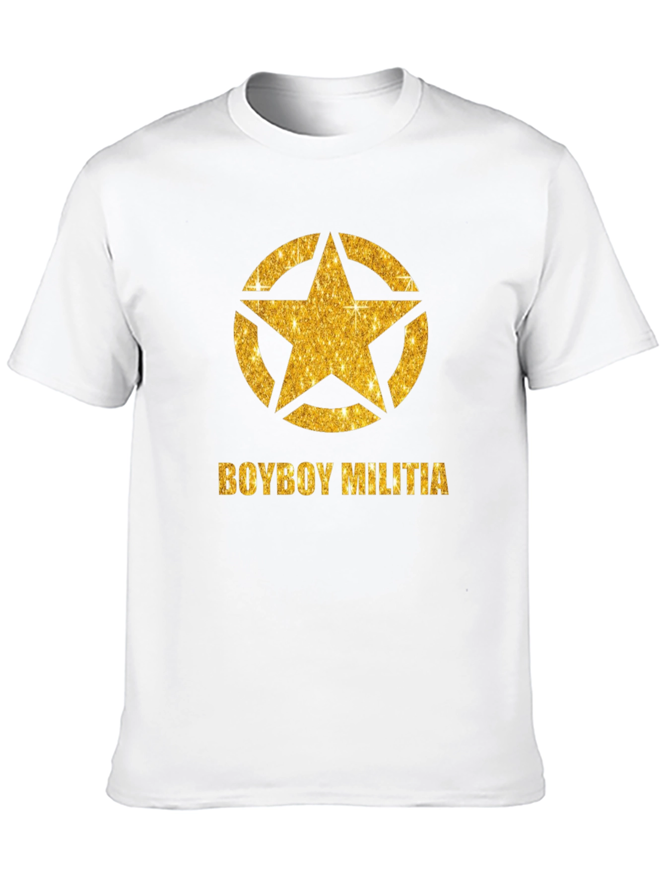Boyboy Militia Star Graphic Tee - Black