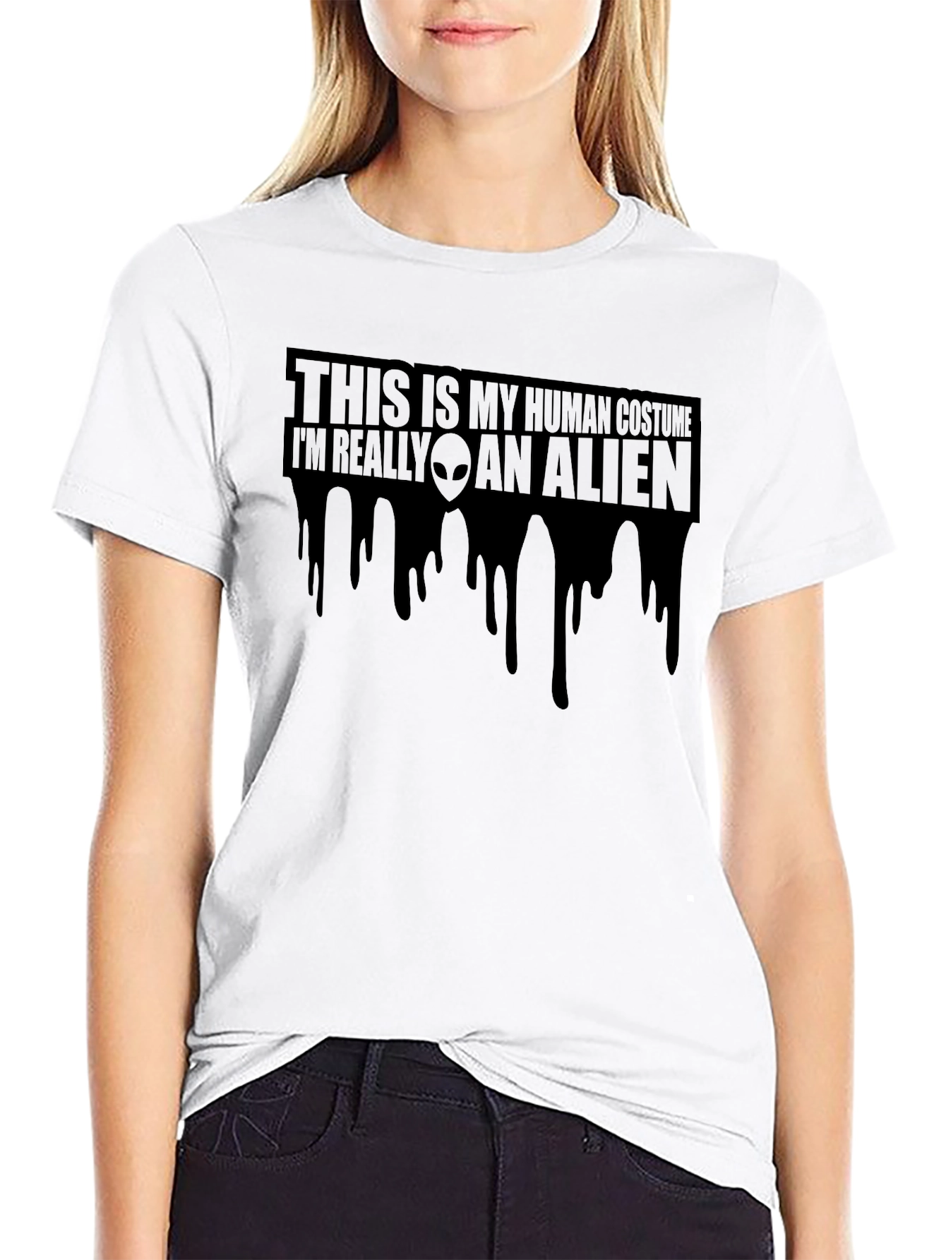 This is My Human Costume Alien Graphic Tee