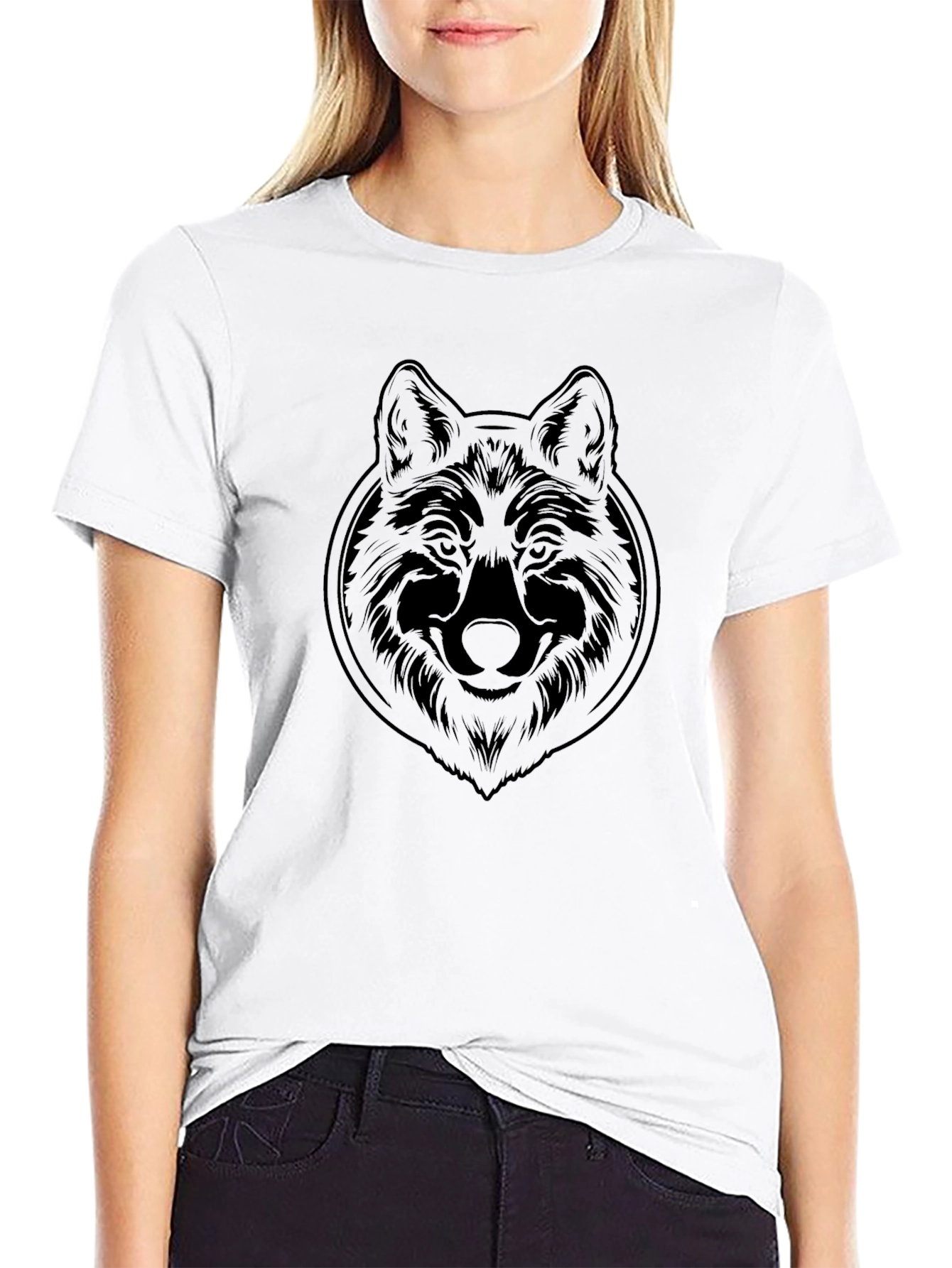 Black Wolf Graphic Tee
