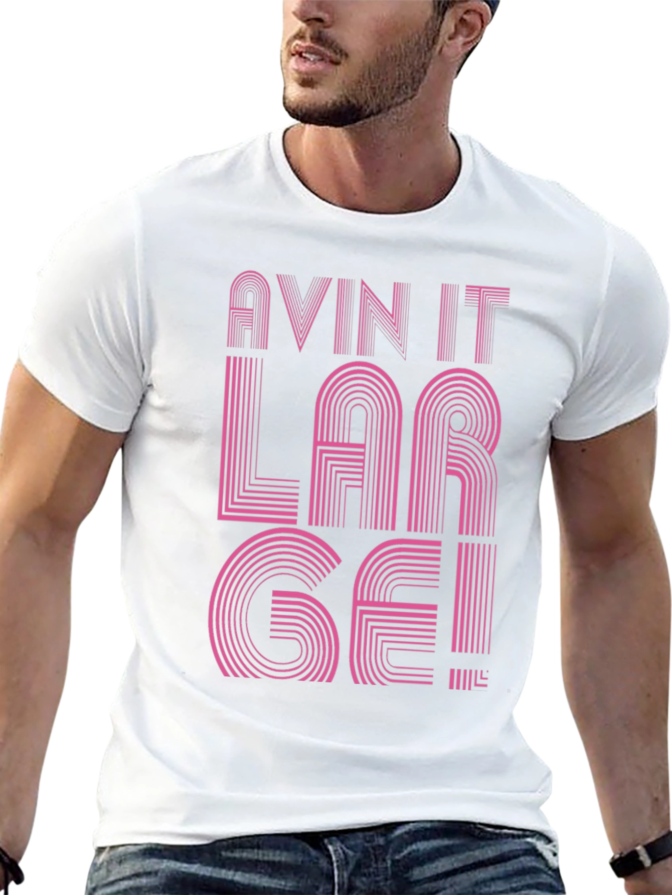 Avin It Large Graphic Tee - Black