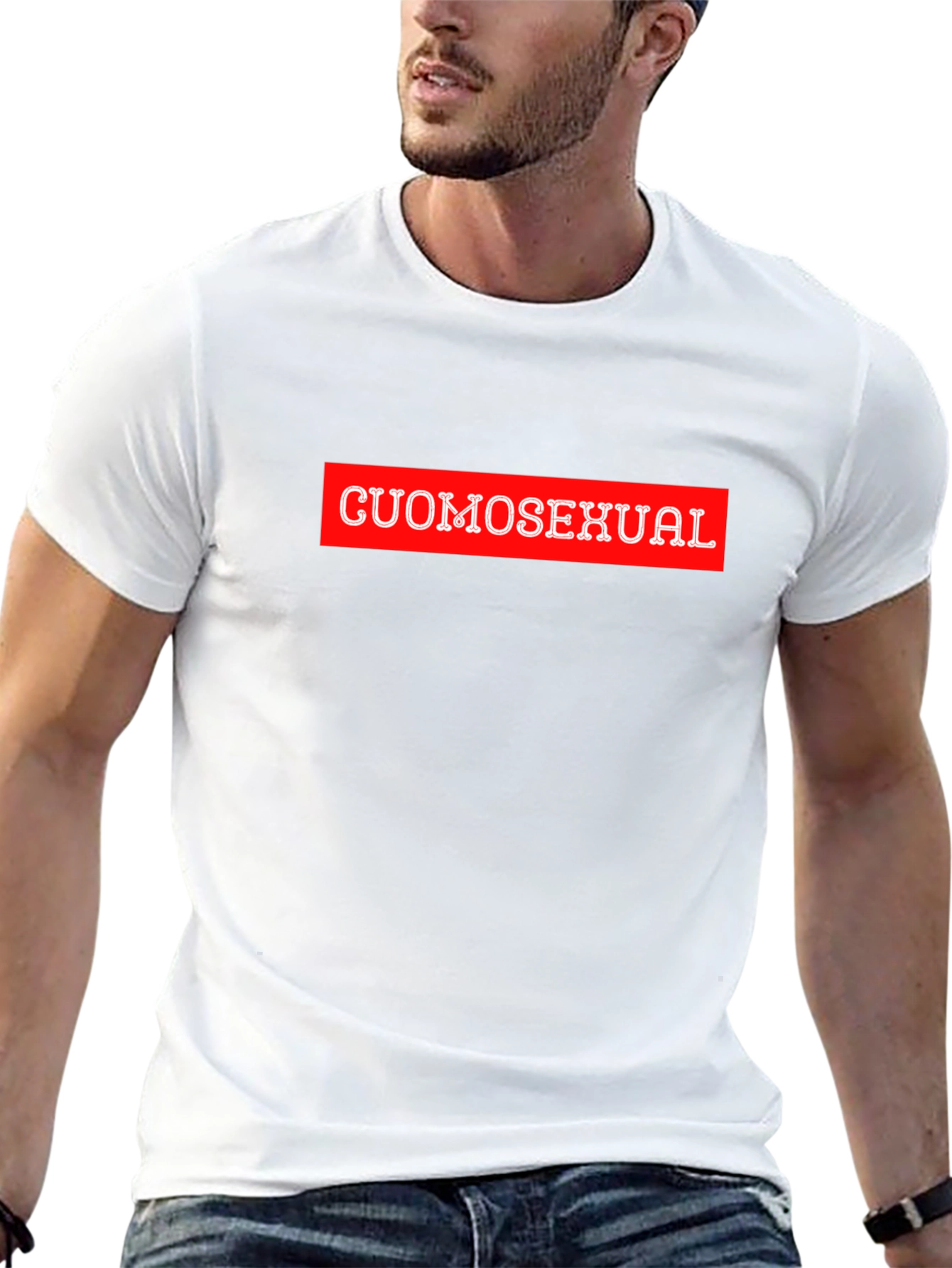 Cuomosexual Graphic T-Shirt - Black Crew Neck Tee