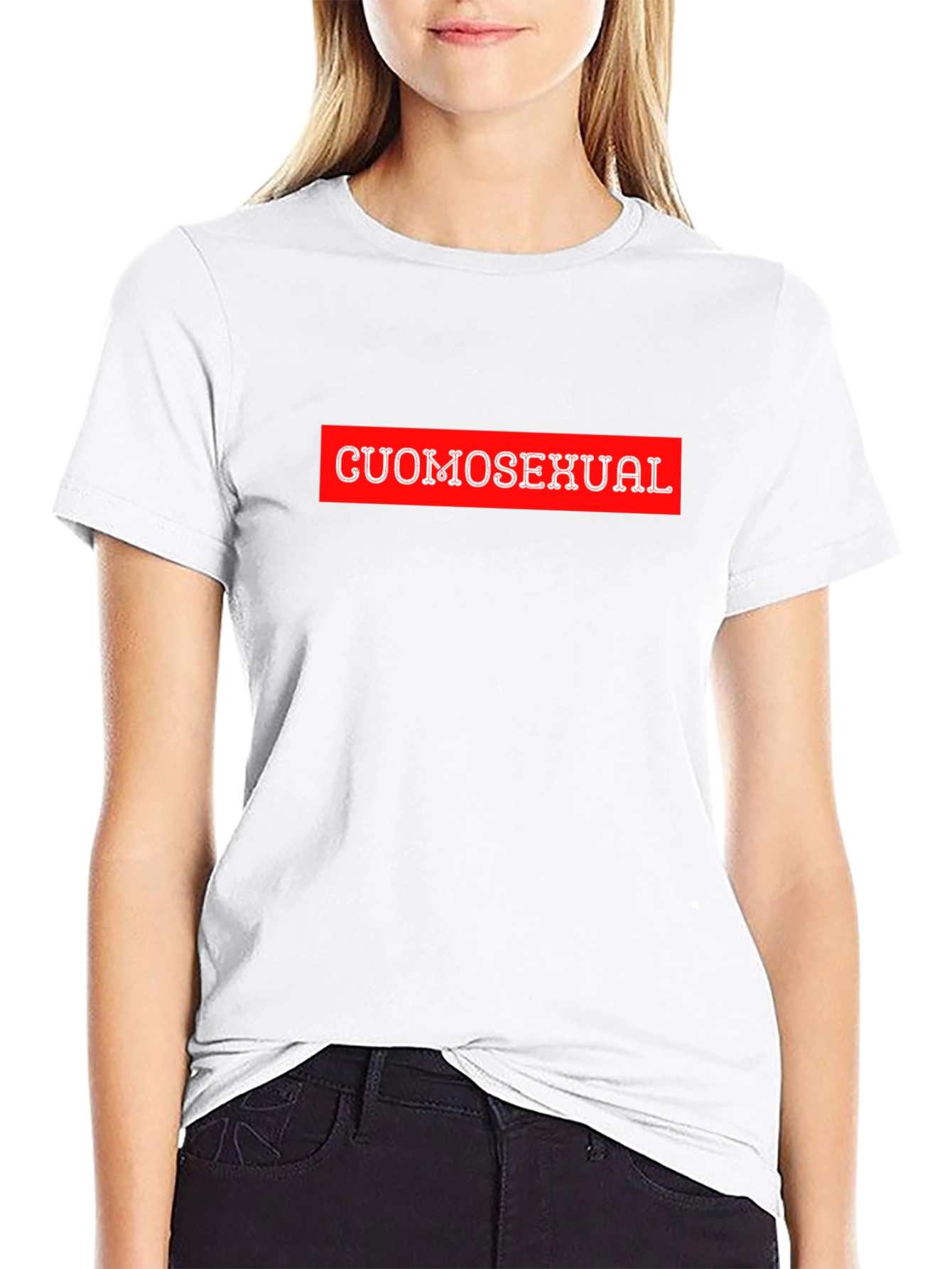 Cuomosexual Graphic T-Shirt - Black Crew Neck Tee