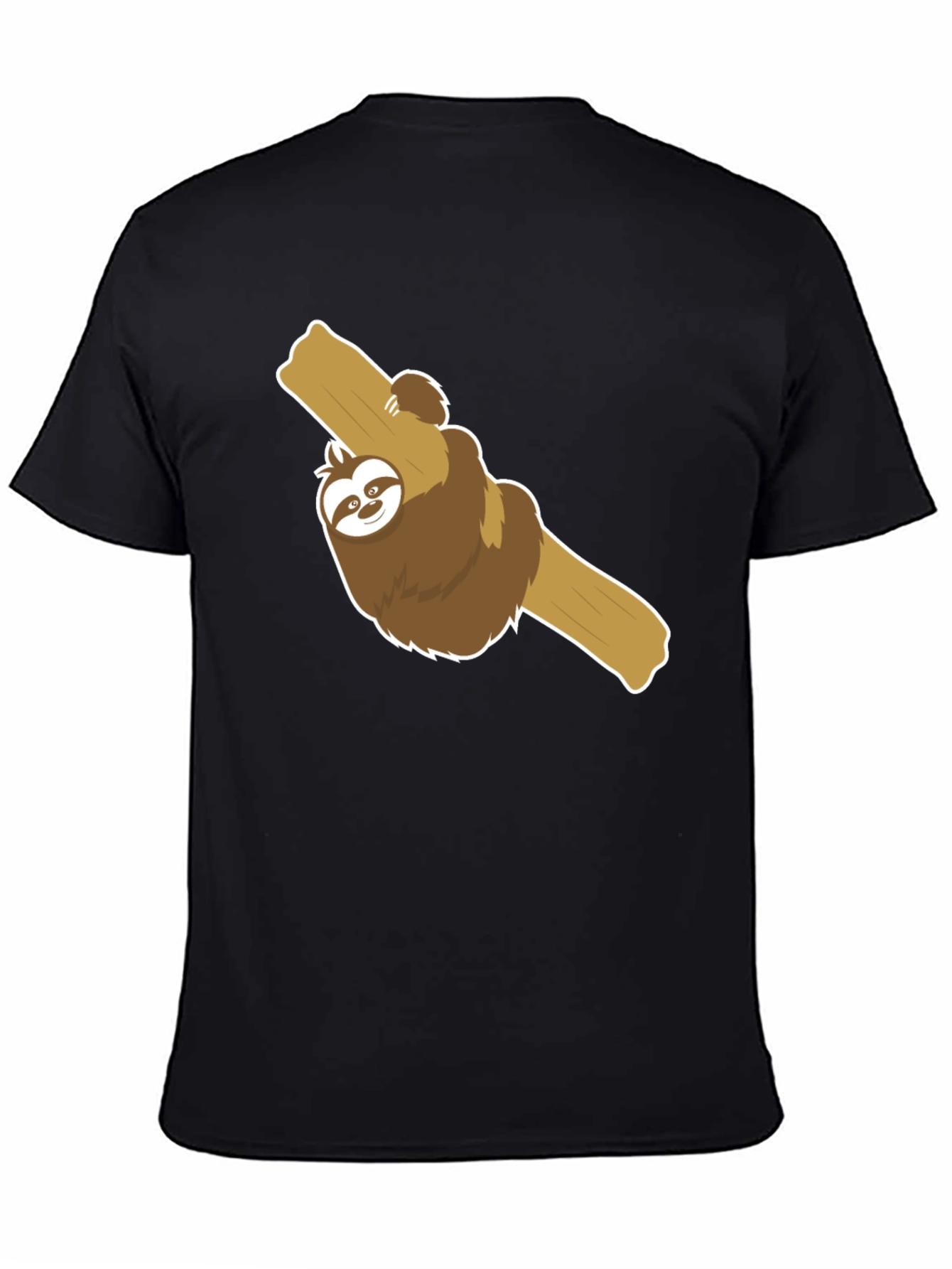 Cute Sloth on Branch Graphic T-Shirt