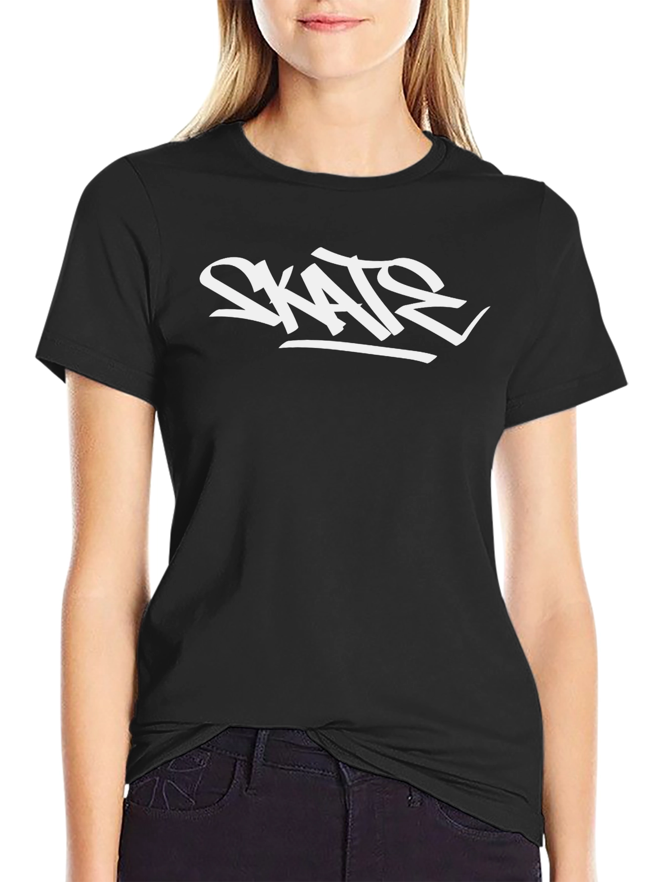 Skate Graphic Black T-Shirt