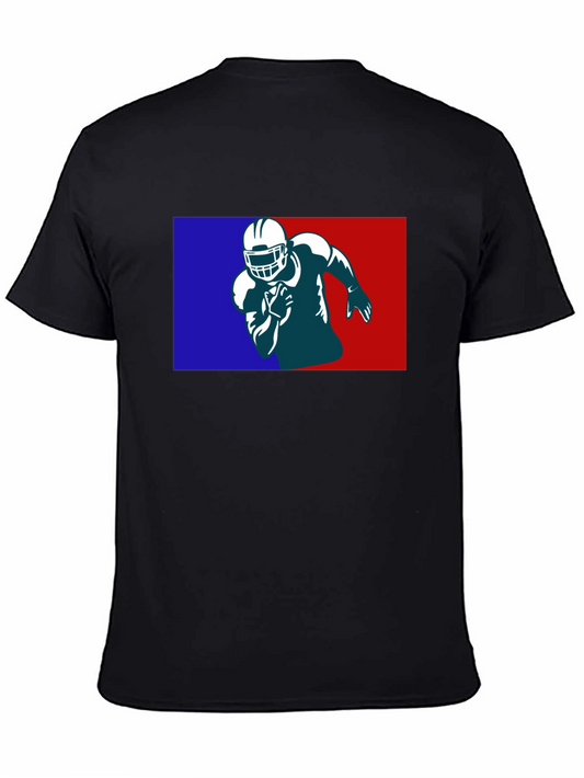 Football Player Graphic T-Shirt