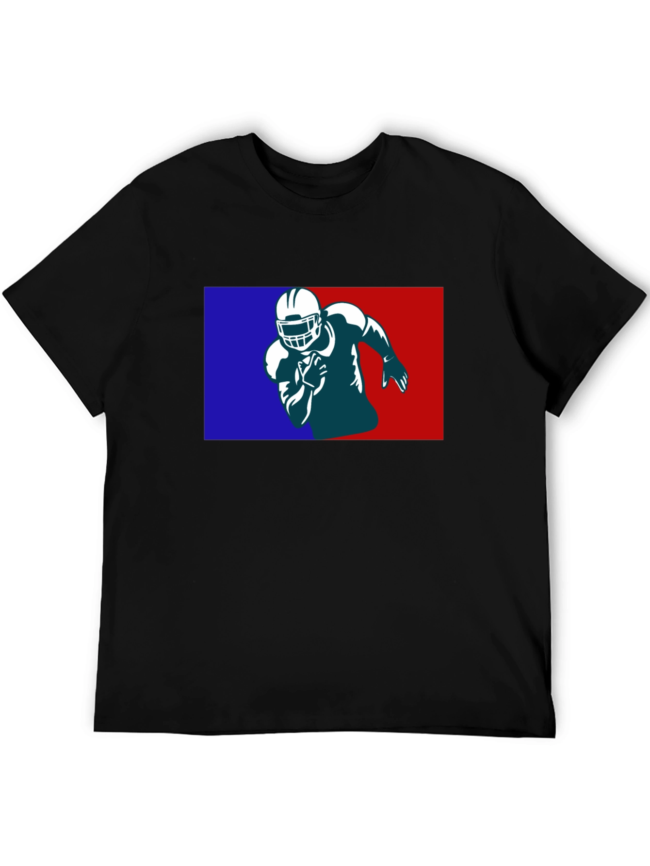 Football Player Graphic T-Shirt