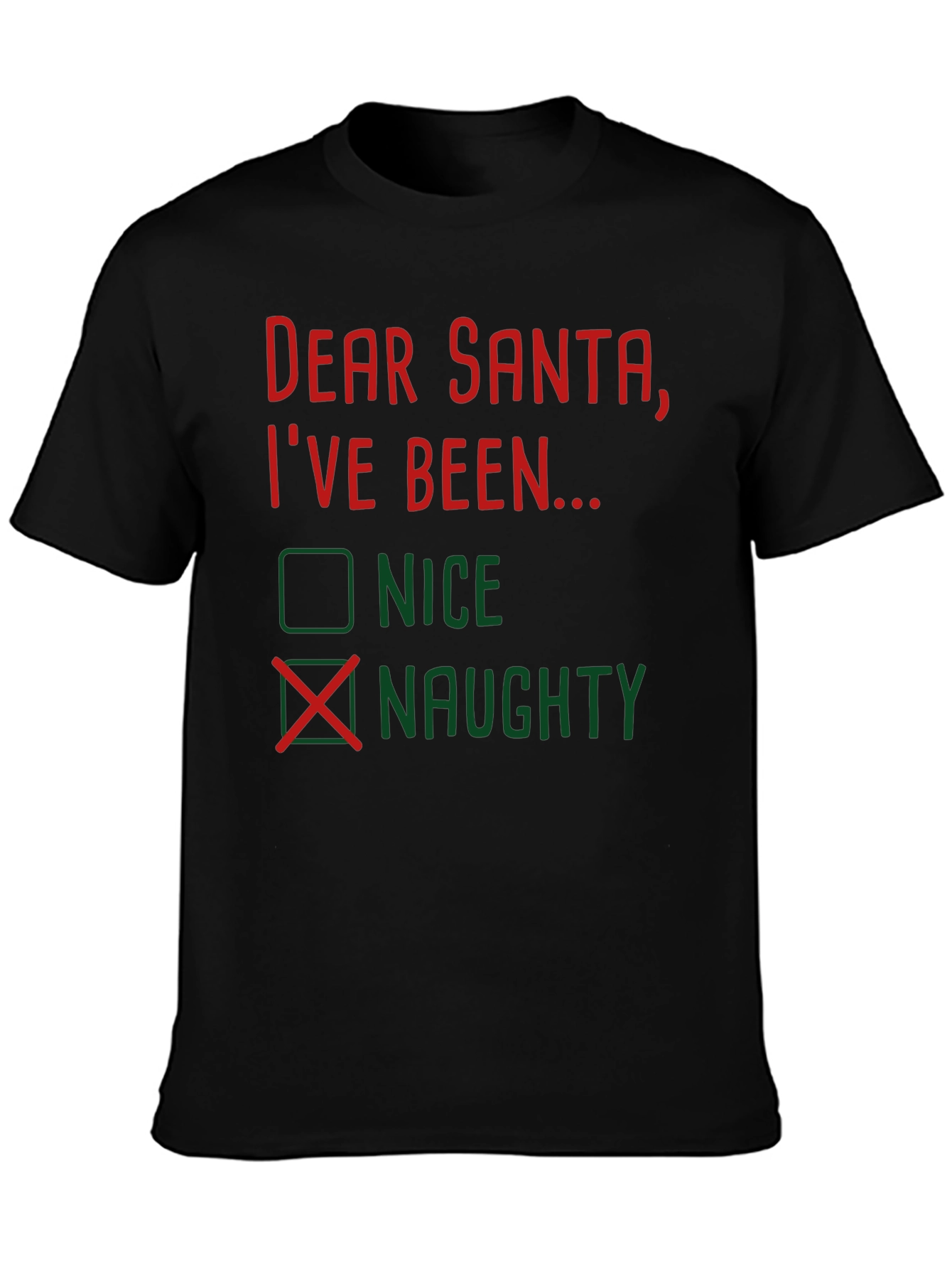 Dear Santa Naughty List T-Shirt