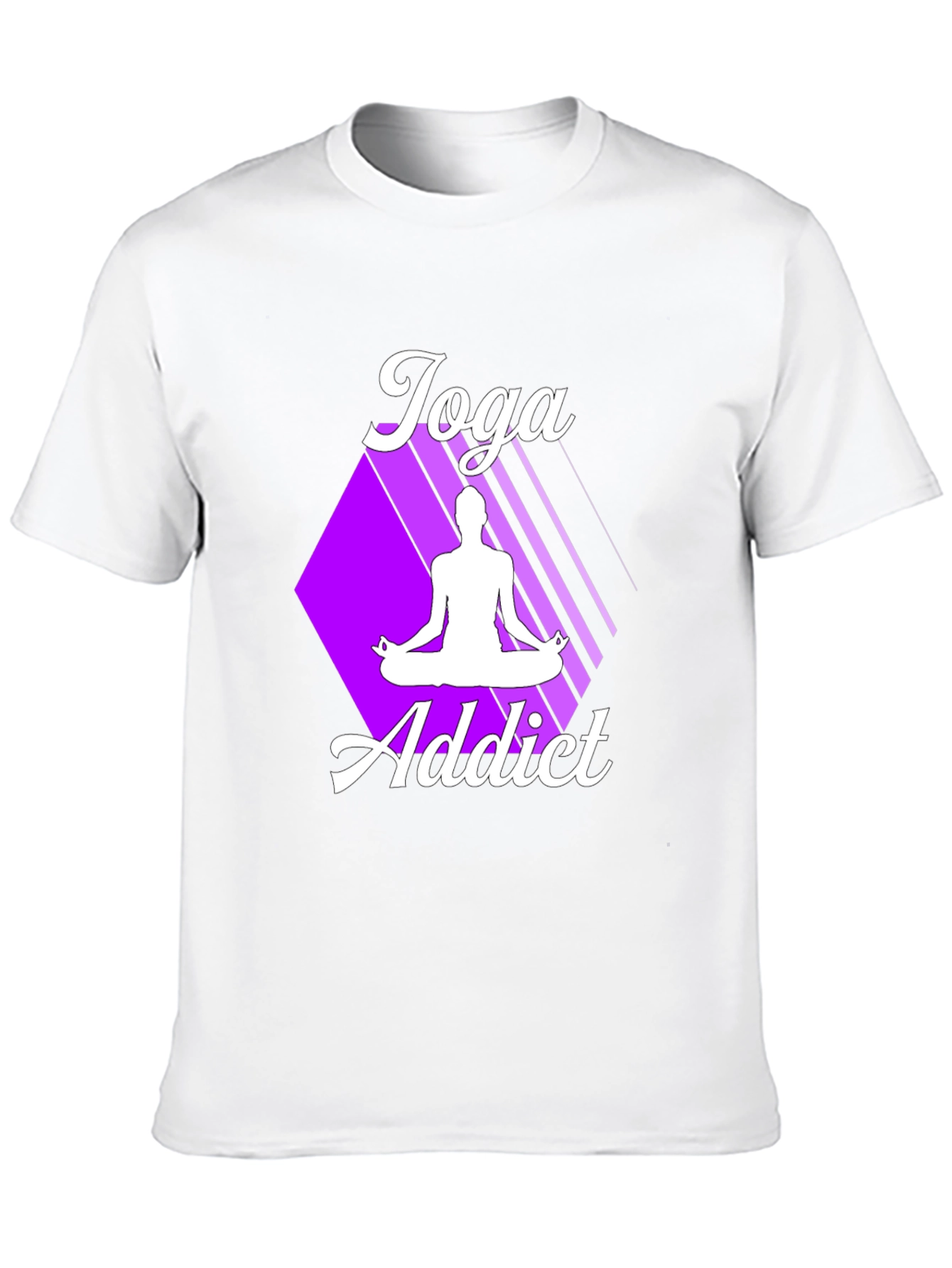 Yoga Addict Graphic Tee - Black T-Shirt