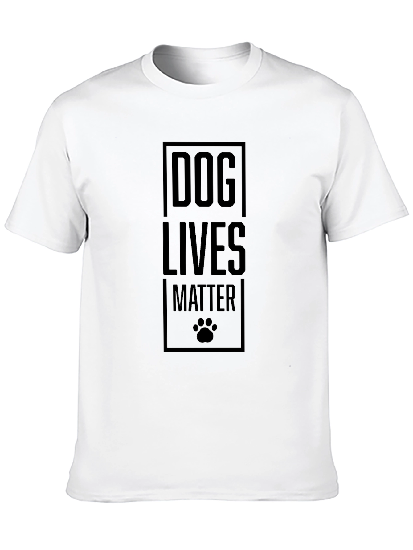 Dog Lives Matter T-Shirt - Black