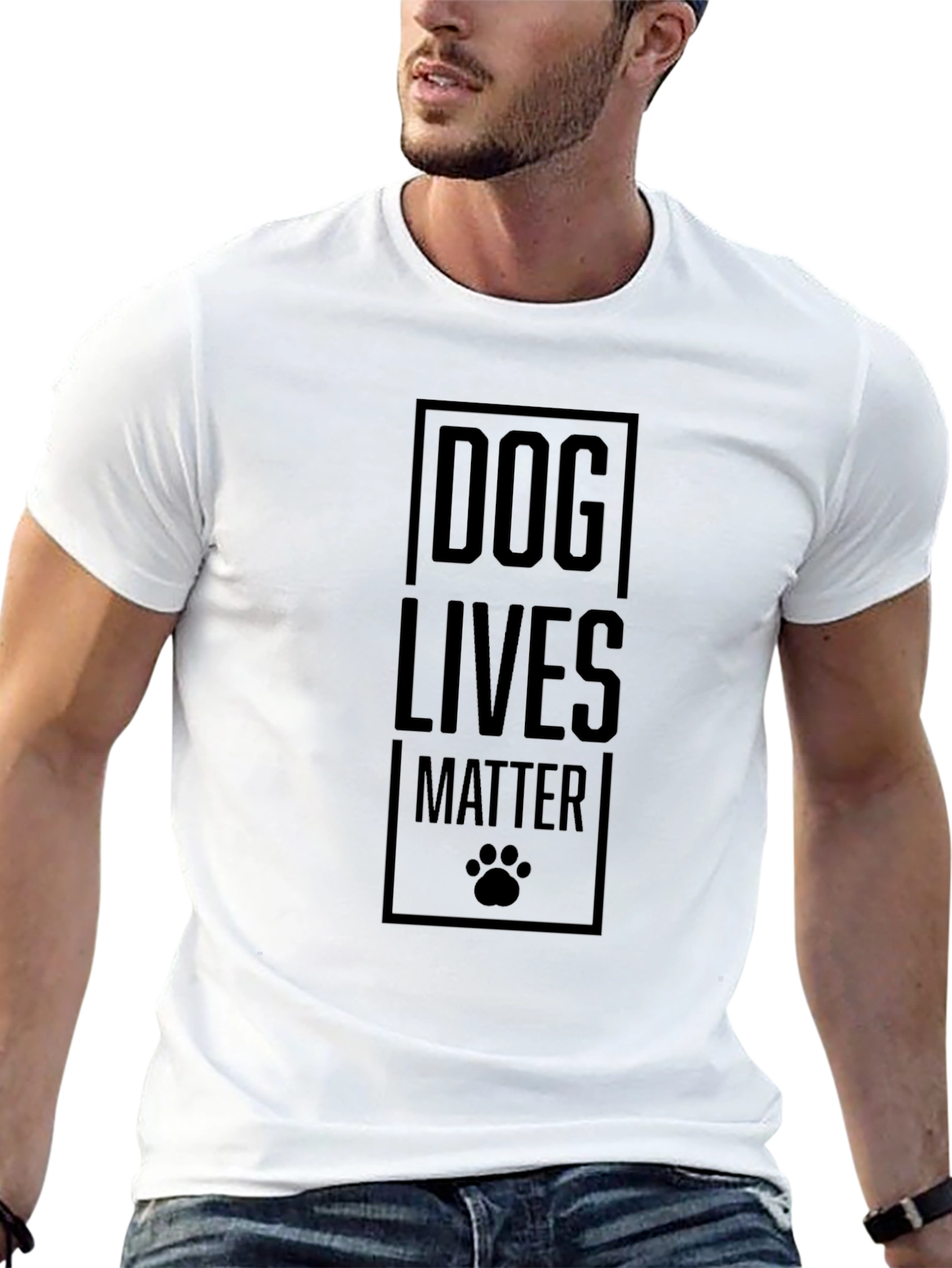 Dog Lives Matter T-Shirt - Black