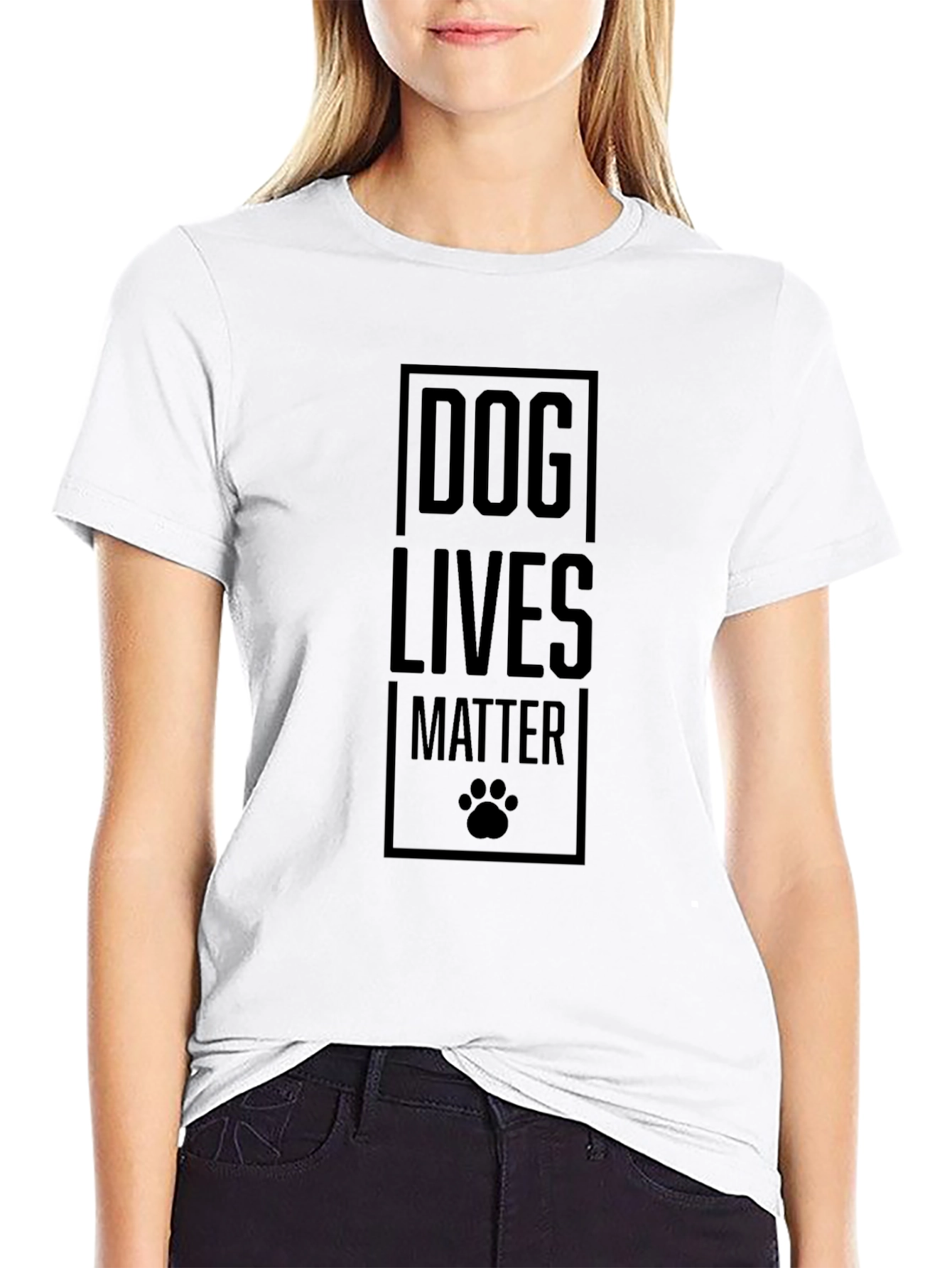 Dog Lives Matter T-Shirt - Black