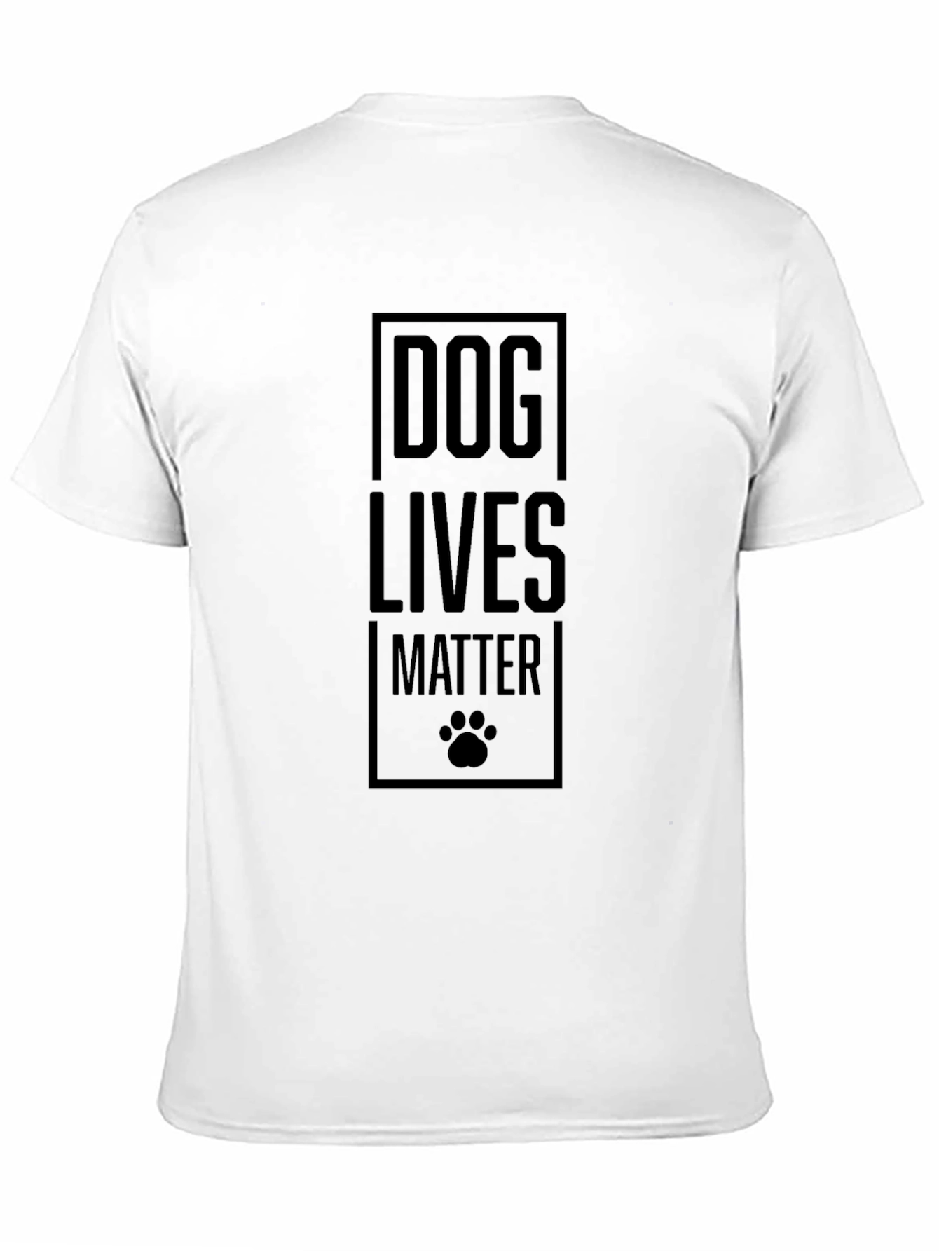 Dog Lives Matter T-Shirt - Black