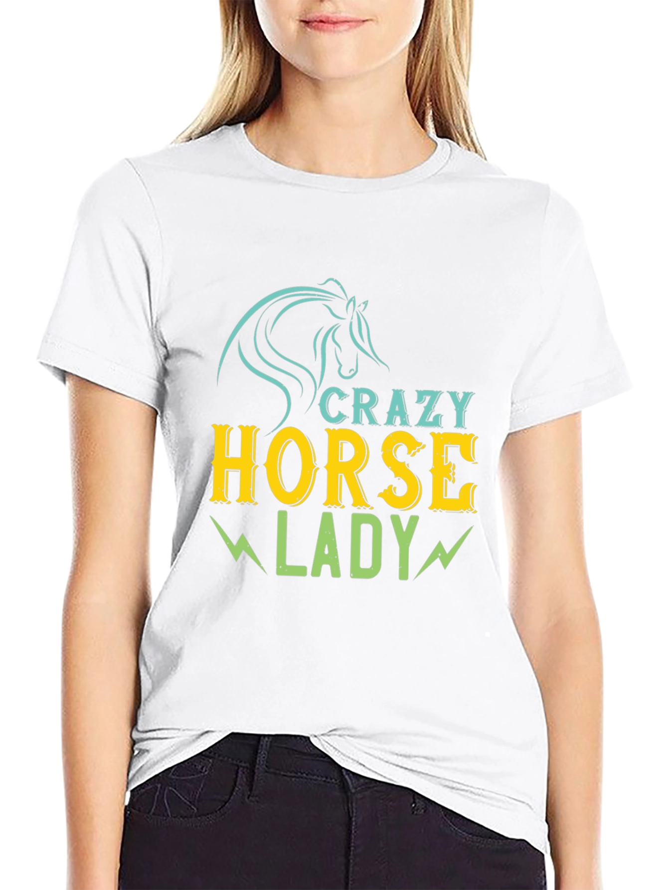 Crazy Horse Lady T-Shirt