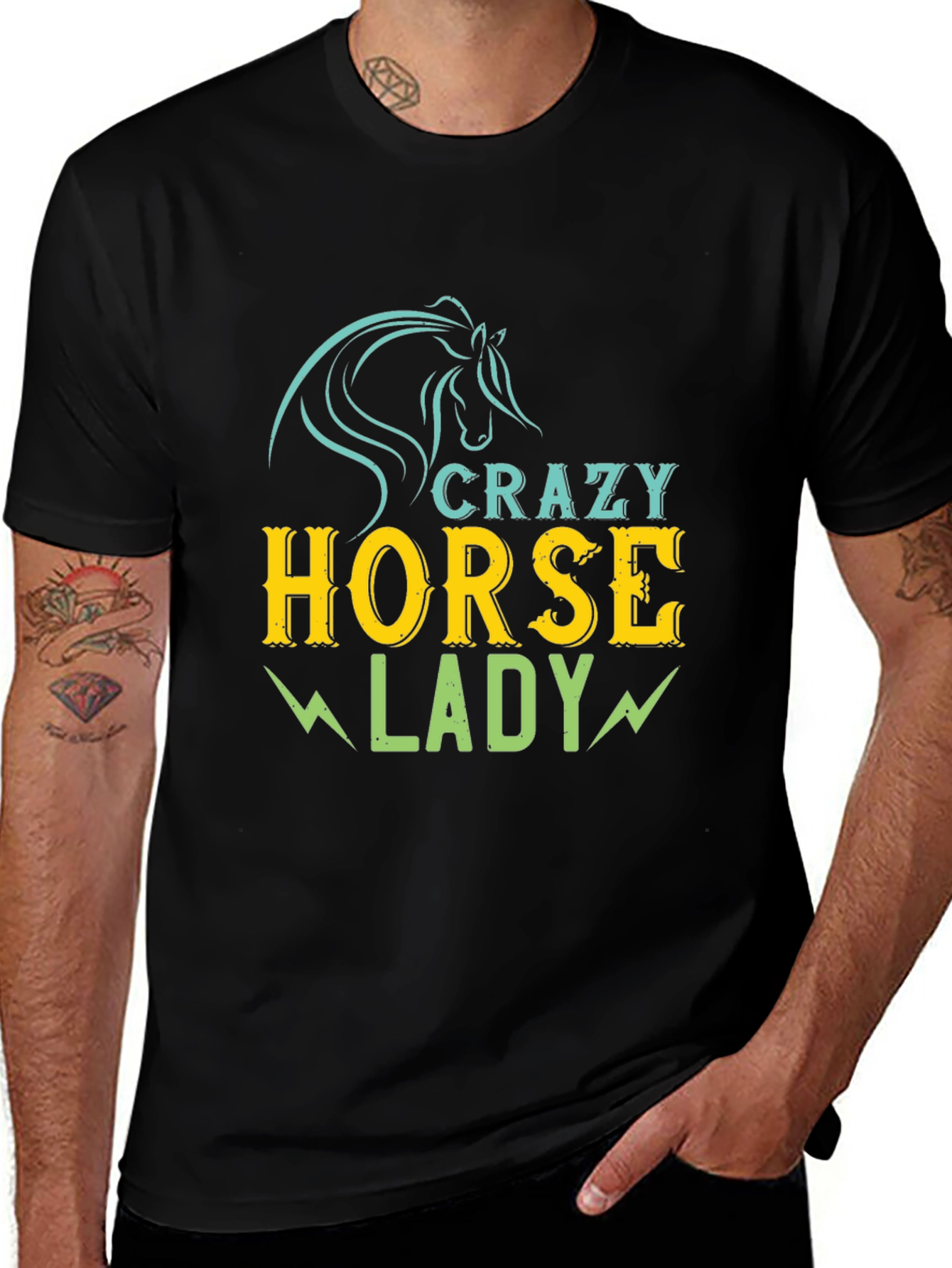 Crazy Horse Lady T-Shirt