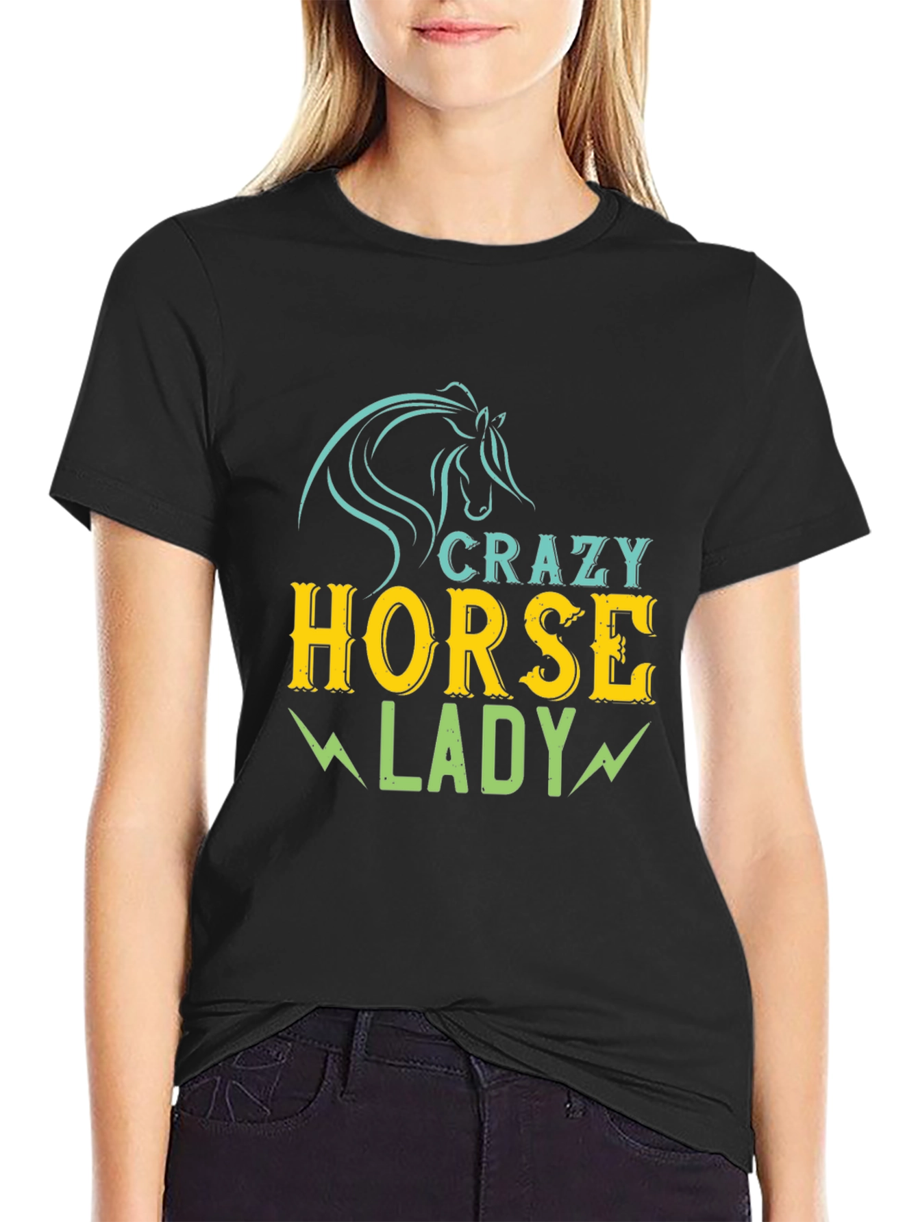 Crazy Horse Lady T-Shirt