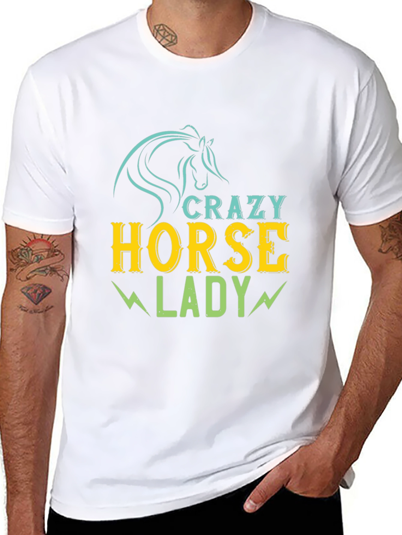 Crazy Horse Lady T-Shirt