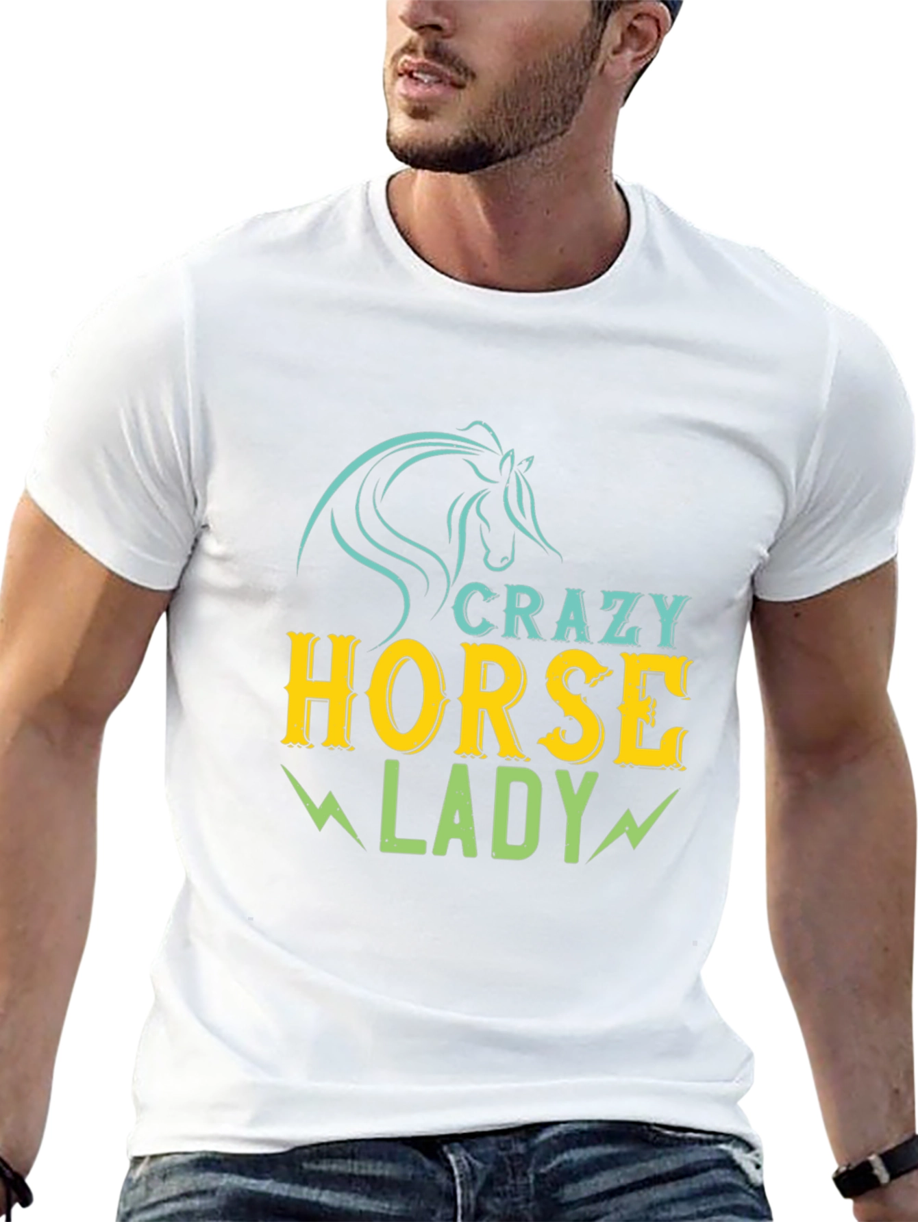 Crazy Horse Lady T-Shirt