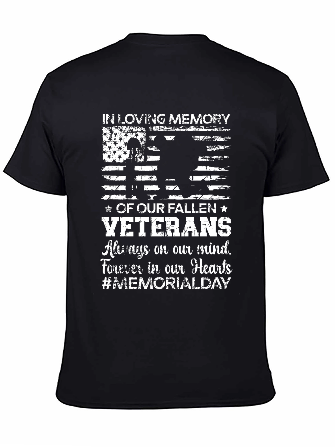 Memorial Day Veteran Tribute Graphic Tee