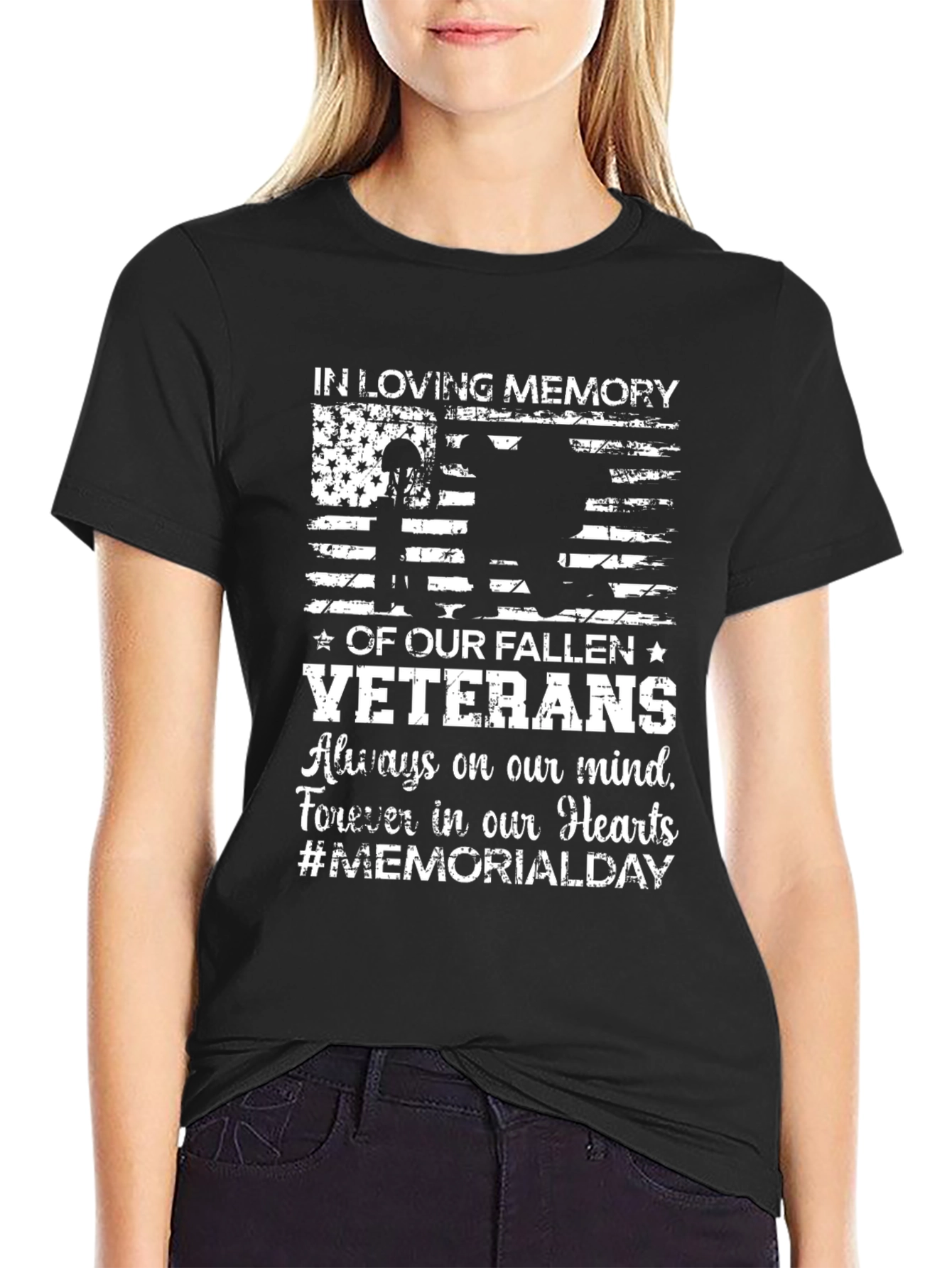 Memorial Day Veteran Tribute Graphic Tee
