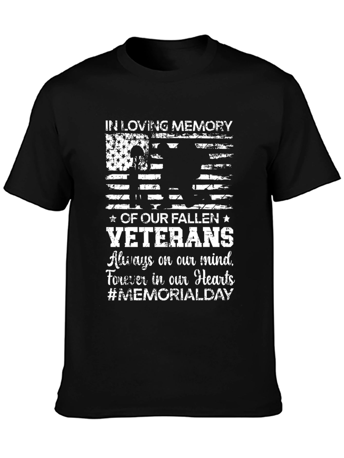 Memorial Day Veteran Tribute Graphic Tee