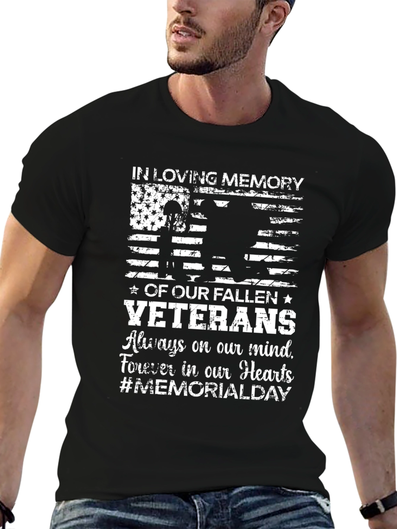 Memorial Day Veteran Tribute Graphic Tee