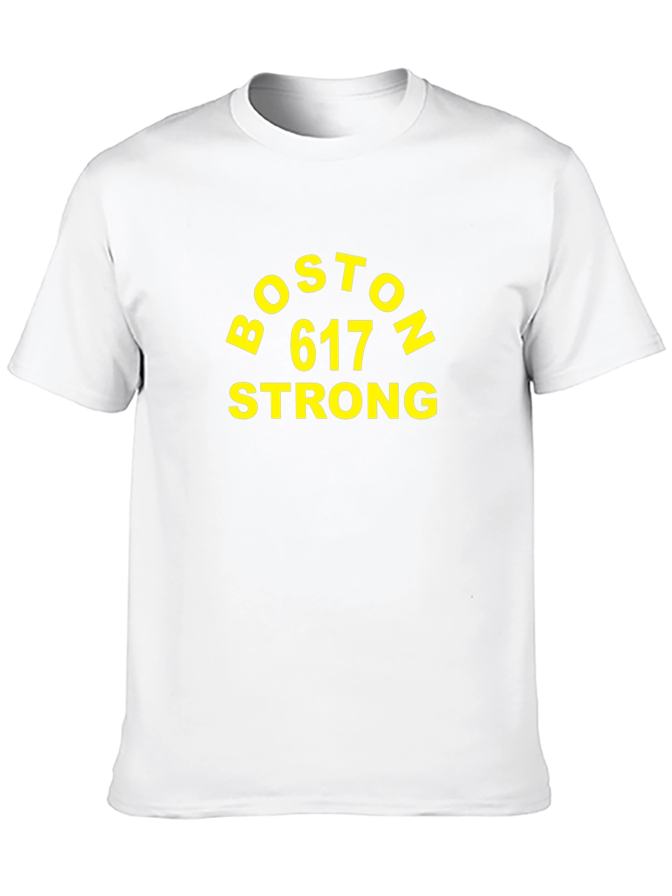 Boston 617 Strong T-Shirt - Black Tee