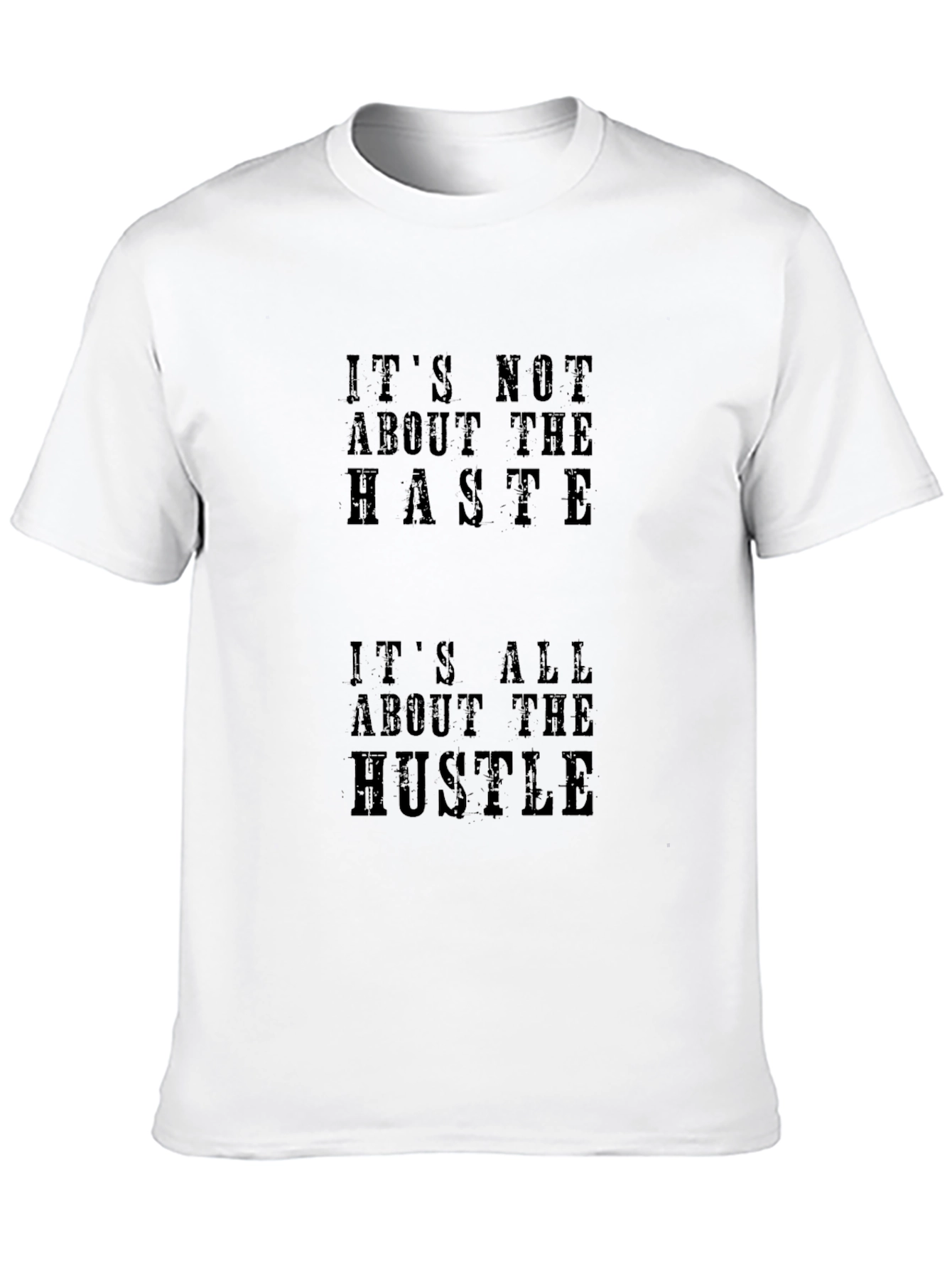 Hustle Graphic Tee - Motivational T-Shirt