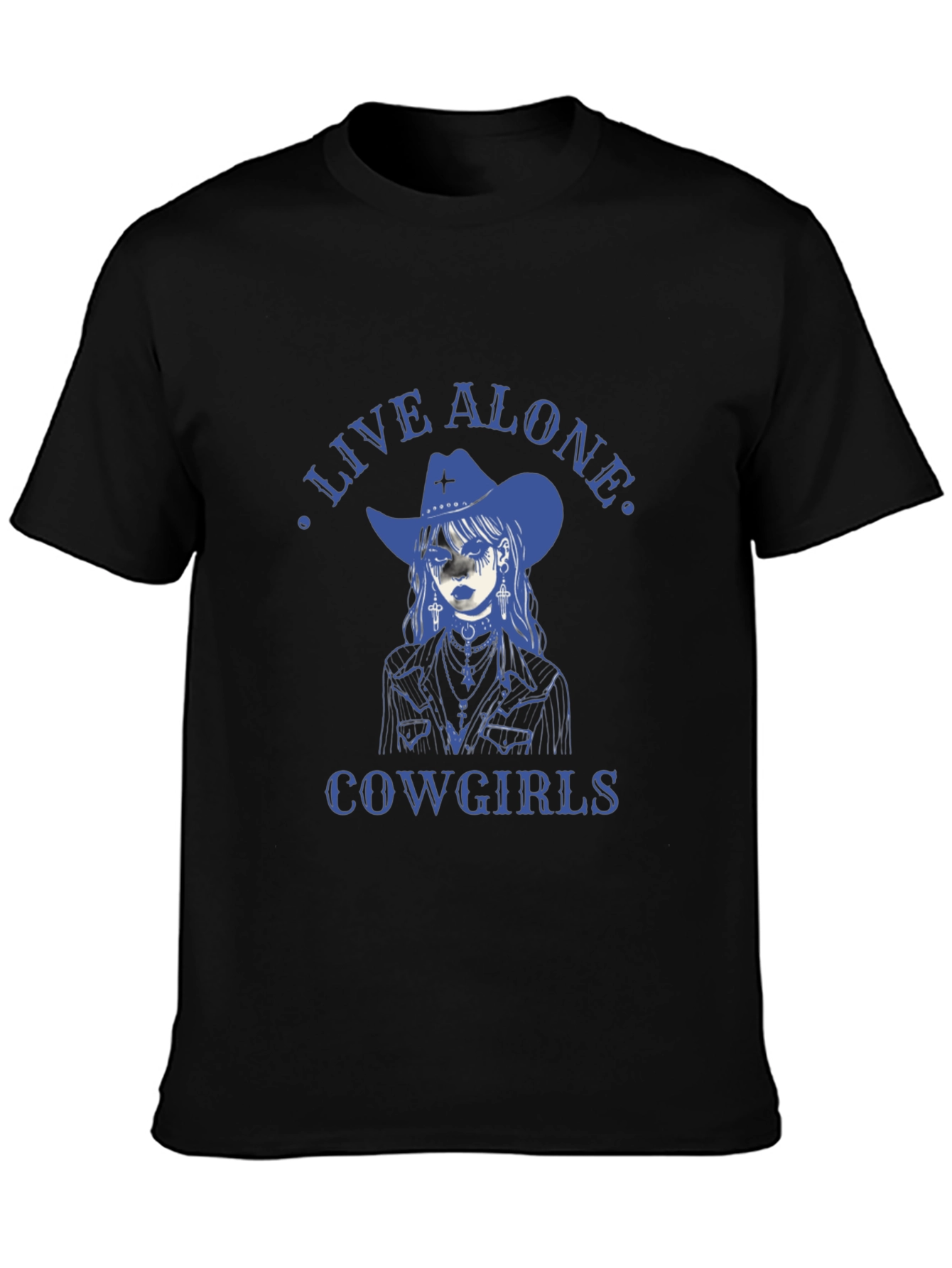 Live Alone Cowgirls Graphic Tee