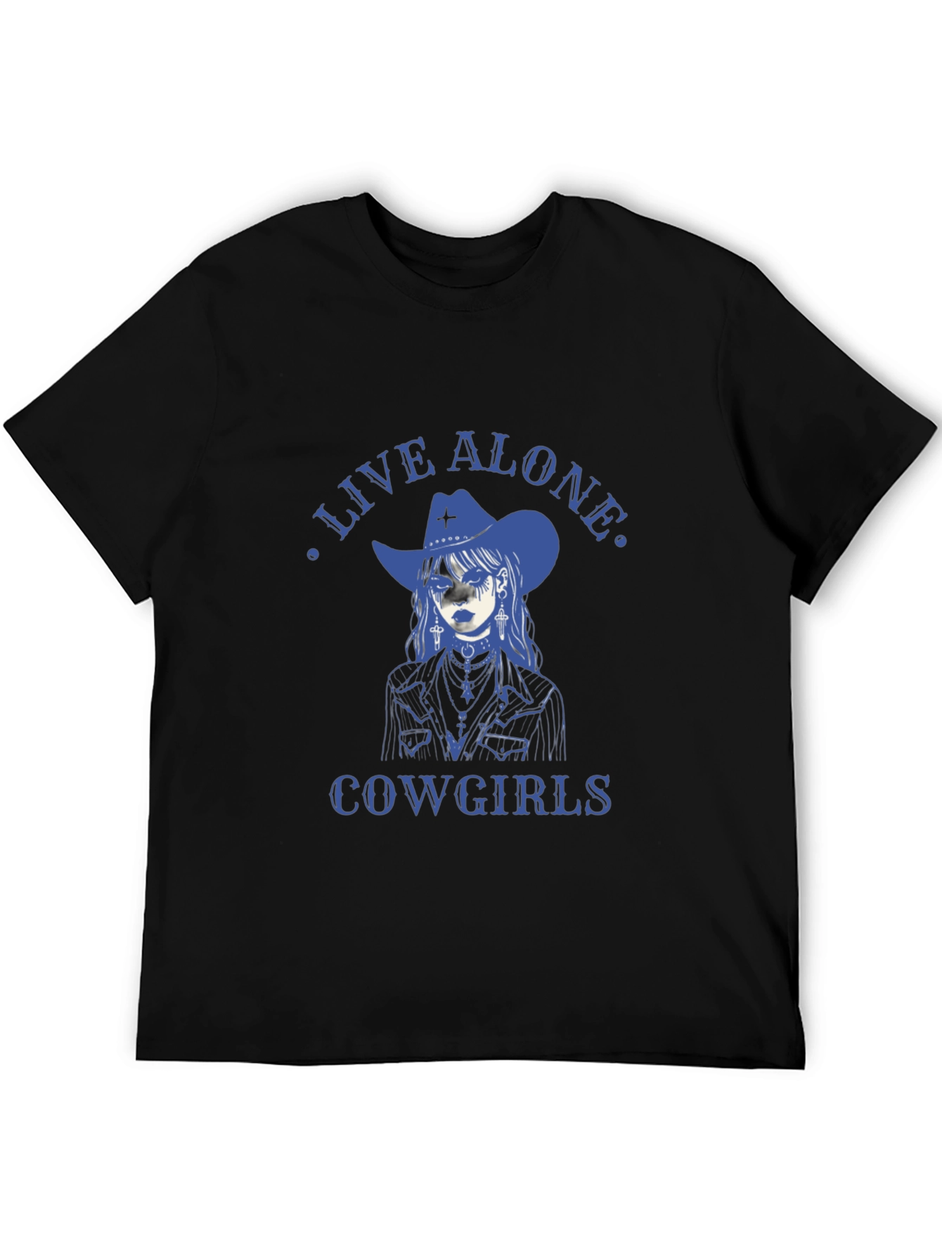 Live Alone Cowgirls Graphic Tee
