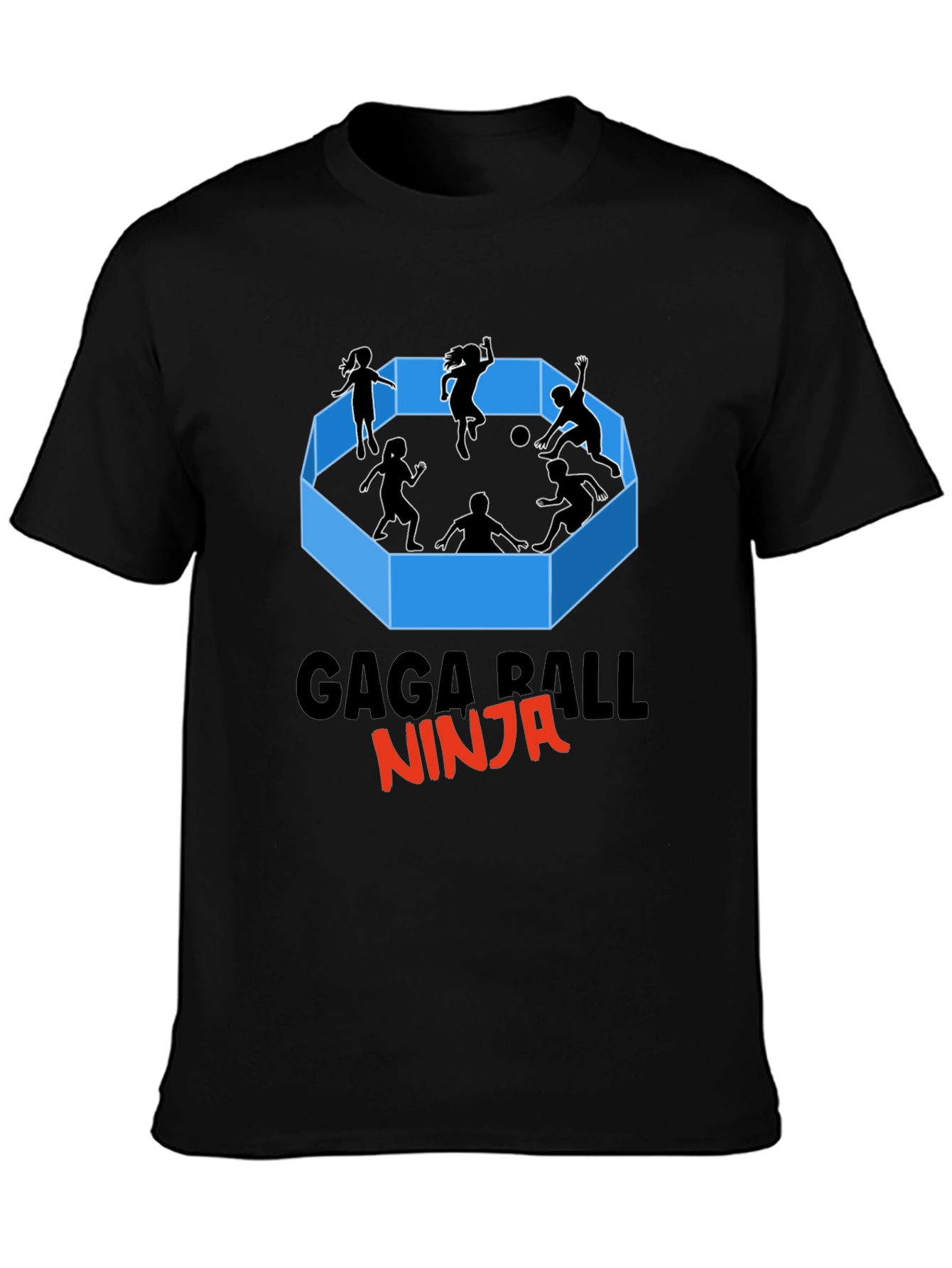 Gaga Ball Ninja Graphic T-Shirt