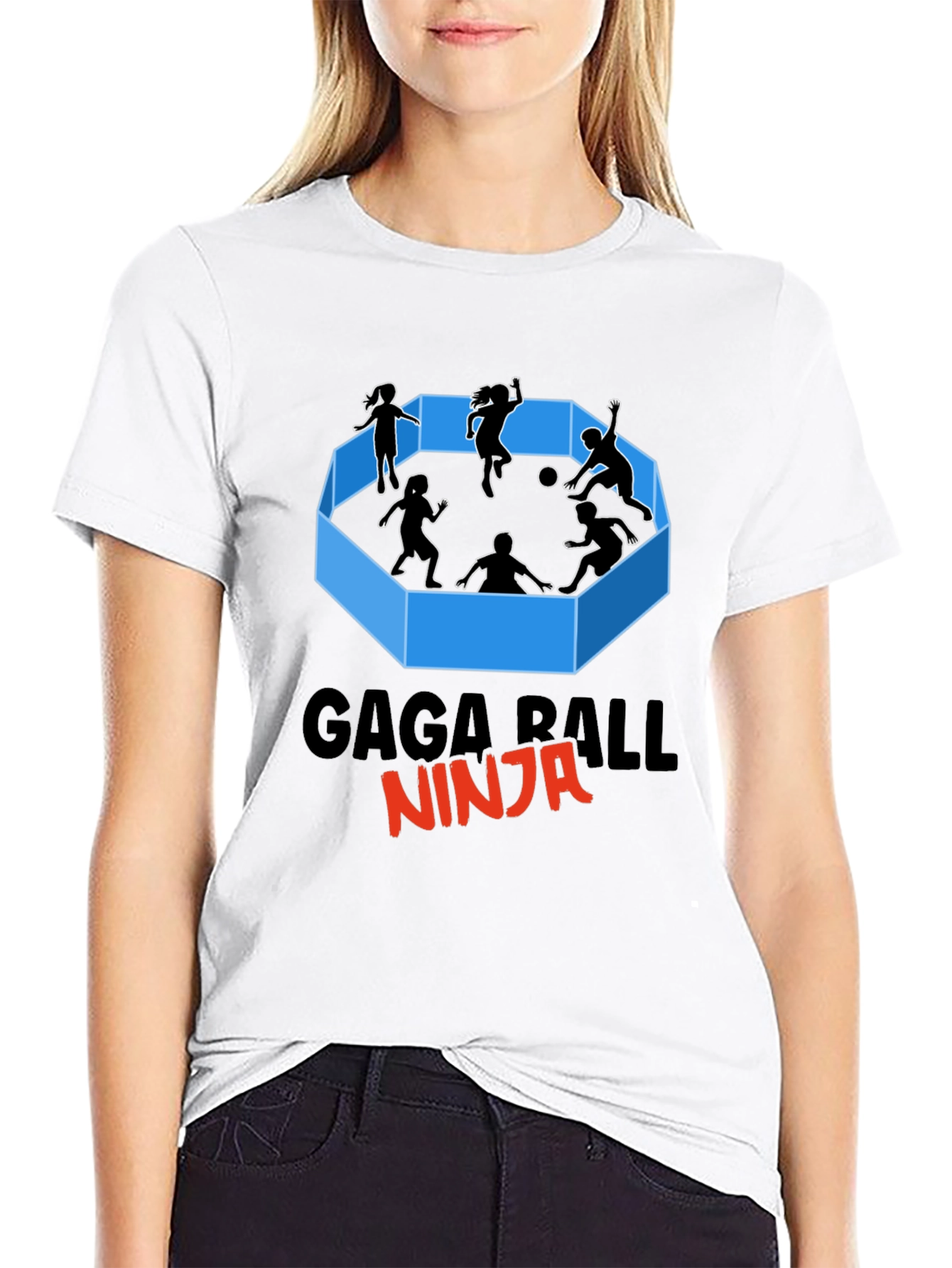 Gaga Ball Ninja Graphic T-Shirt