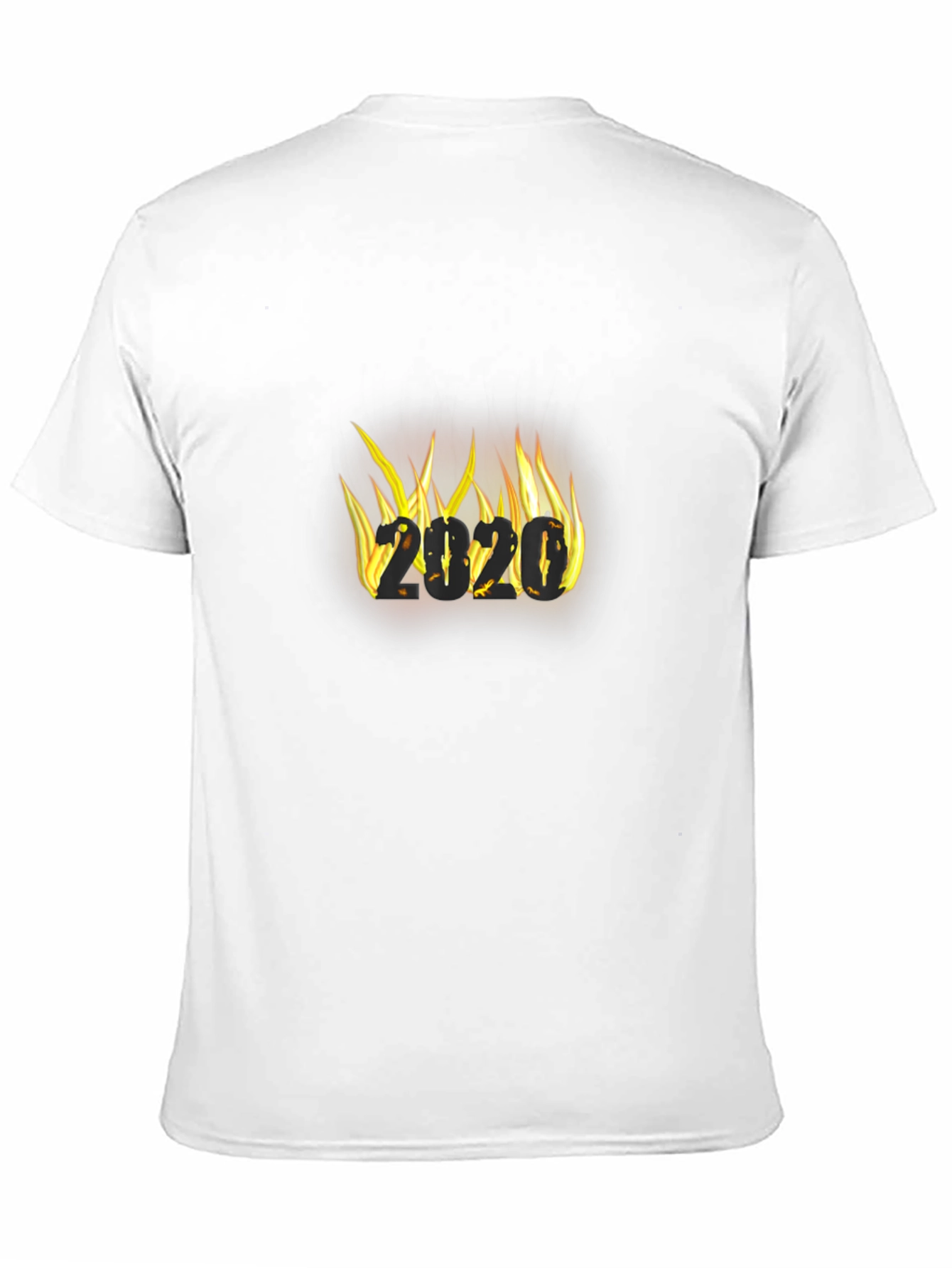Fiery 2020 Graphic Tee - Black Cotton T-Shirt