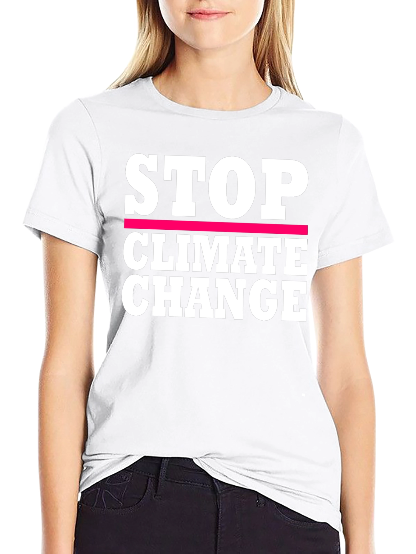 Stop Climate Change Graphic T-Shirt