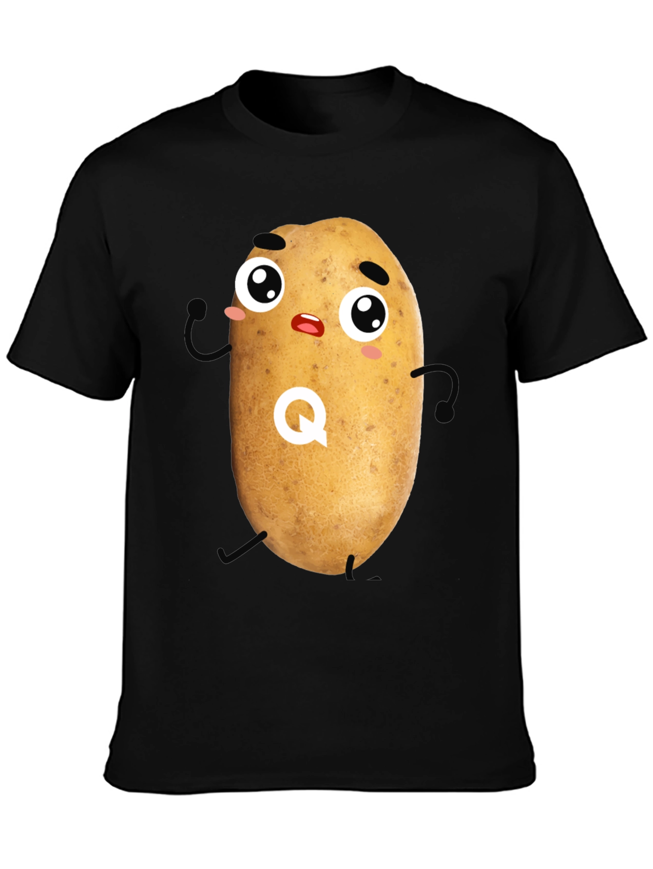 Funny Potato Graphic T-Shirt - Quirky Novelty Tee