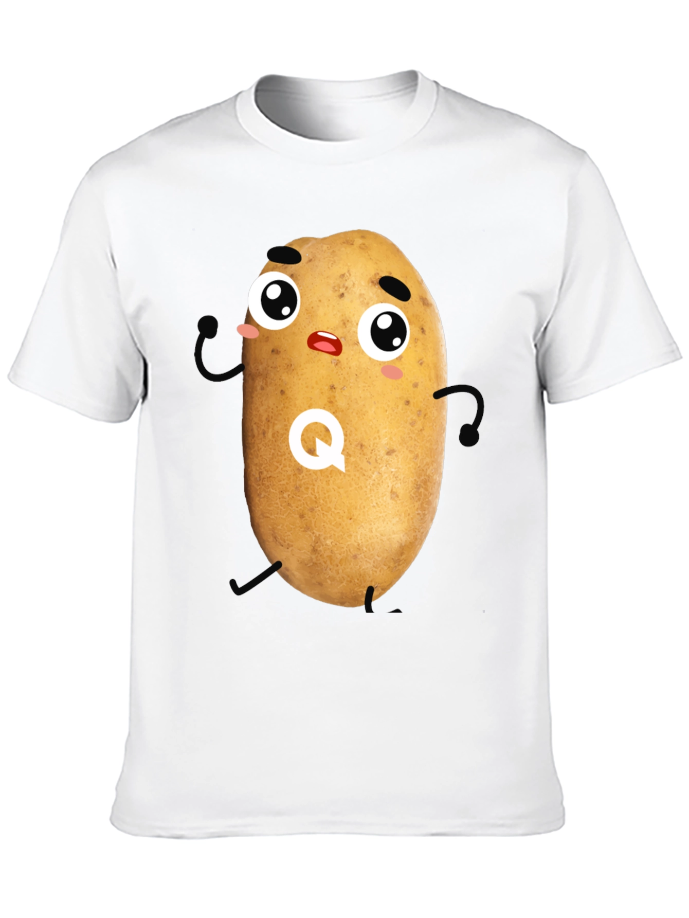 Funny Potato Graphic T-Shirt - Quirky Novelty Tee